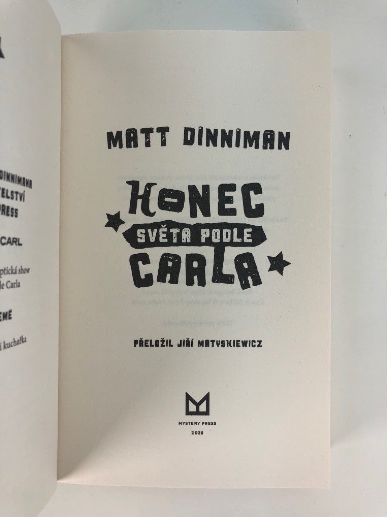 Konec sveta podle Carla (Dungeon Crawler Carl Czech Edition) – Matt Dinniman