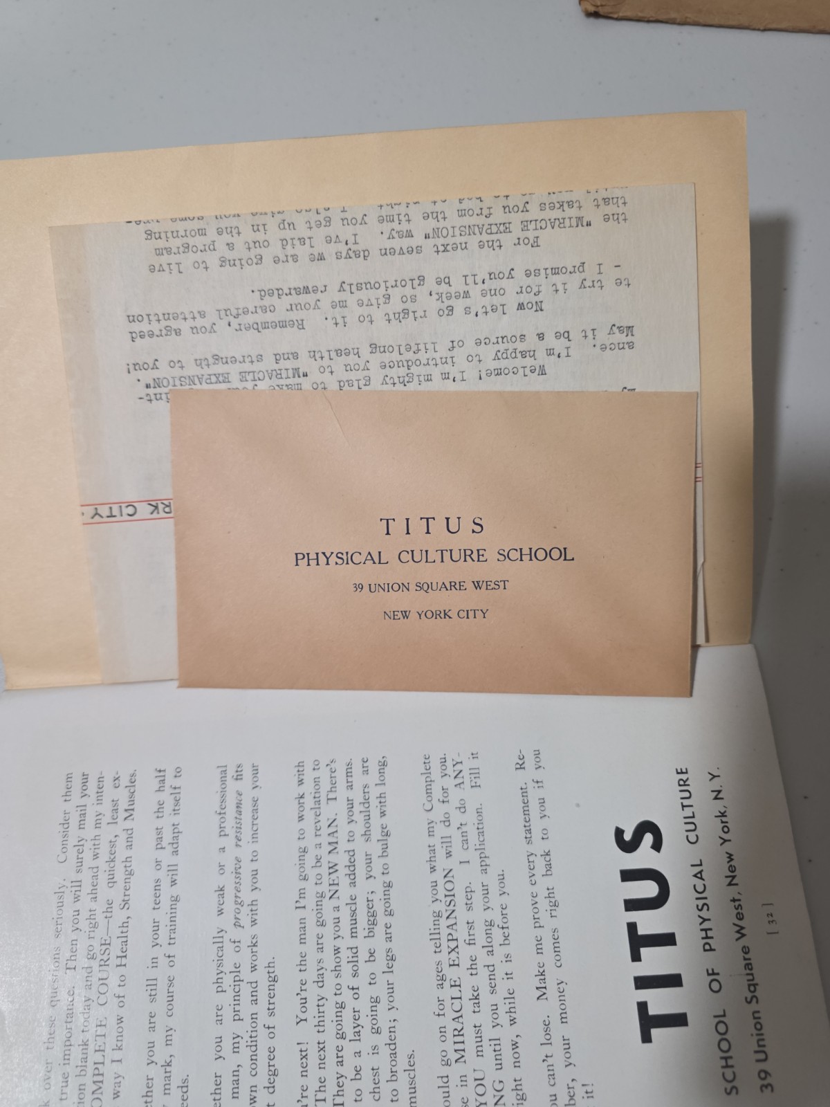 Vintage Strength Training Book And Exercises 1930s Miracle In Muscles New York