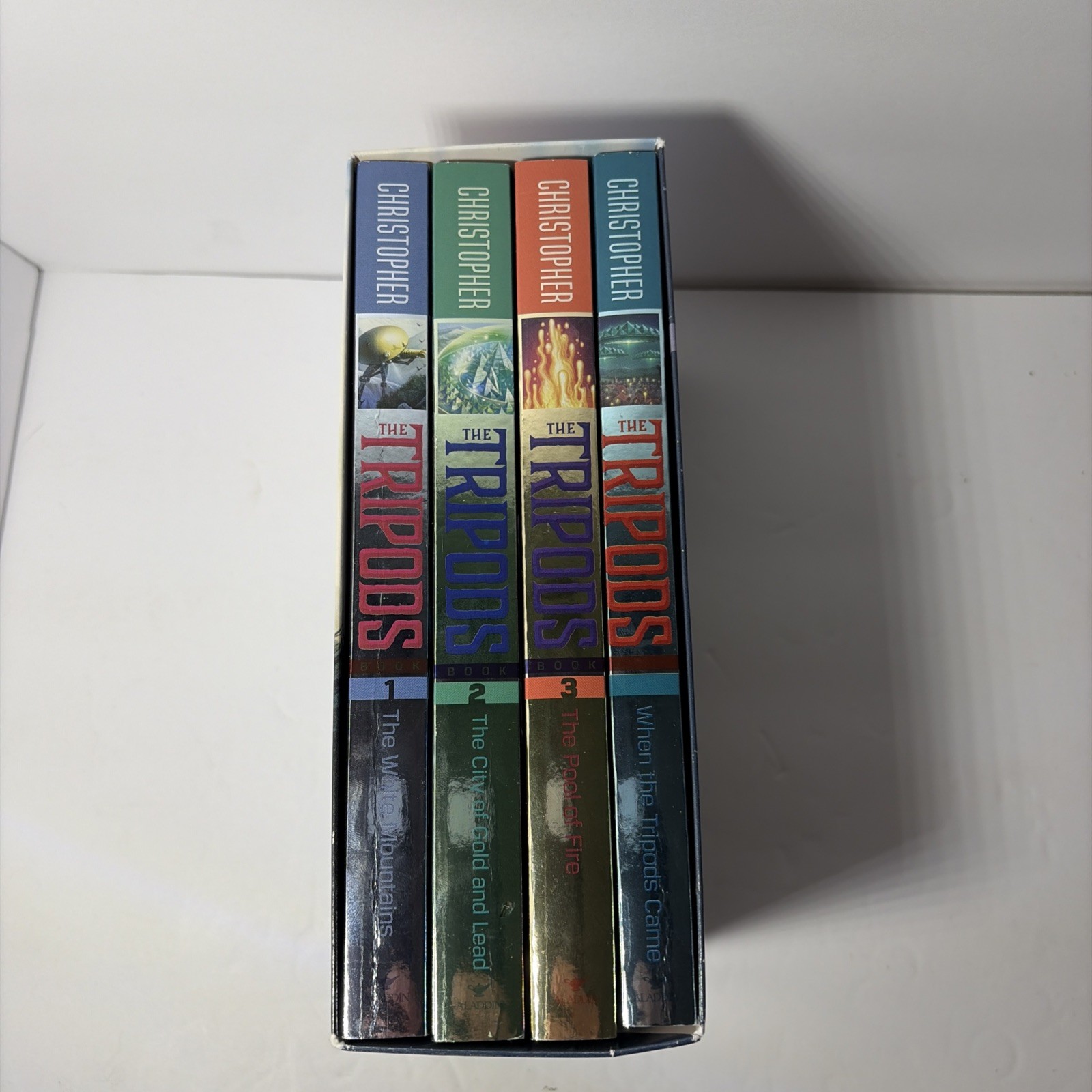The Tripods Collection John Christopher 4 Book Box Set Aladdin PB YA Sci-Fi 2014