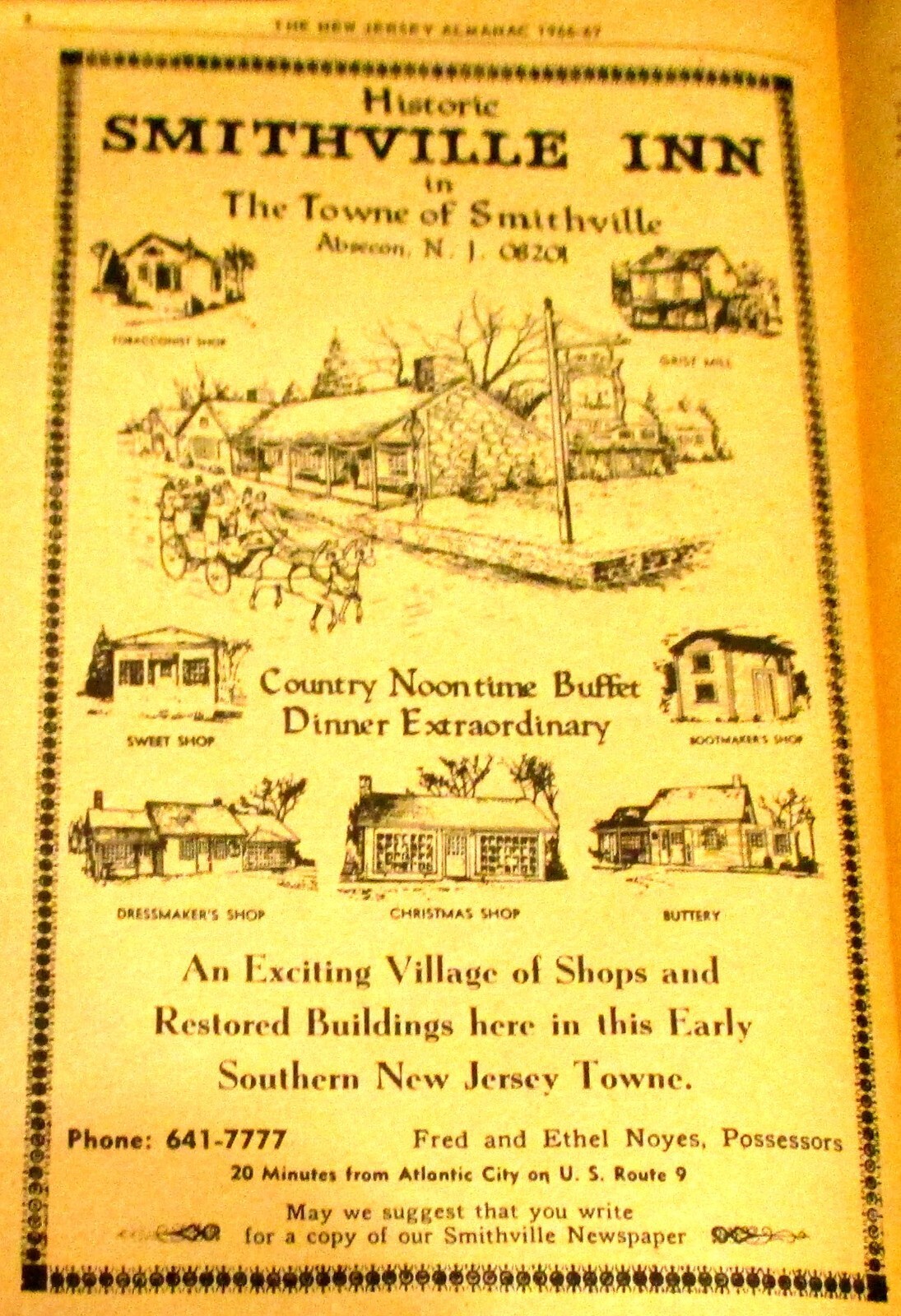 The New Jersey Almanac 1966–1967 Hardcover Book 768 Pages NICE!!
