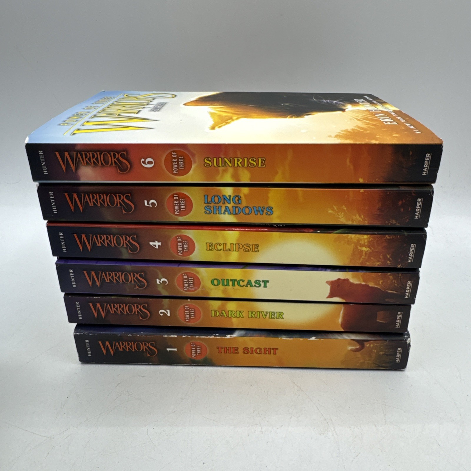 Warriors: Power of Three Box Set: Volumes 1 – 6 Paperback, by Hunter Erin