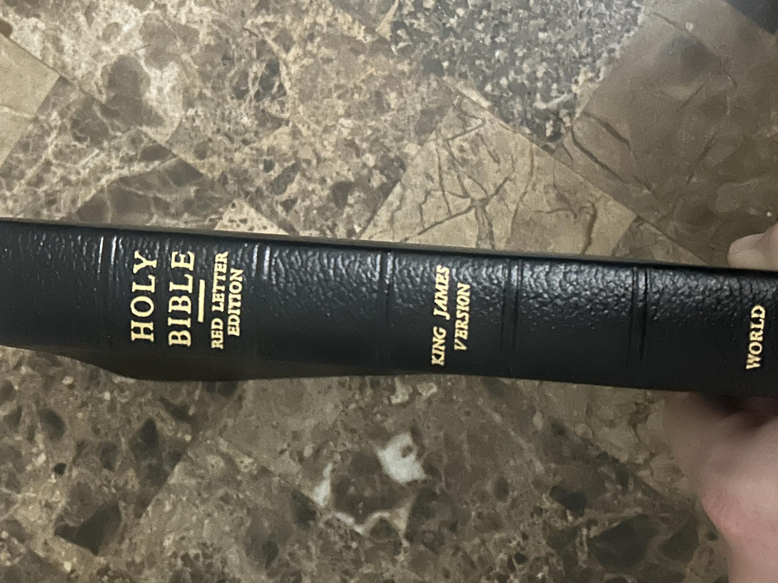 Vintage Holy Bible Concordance KJV Self-Pronouncing Black World HC USA