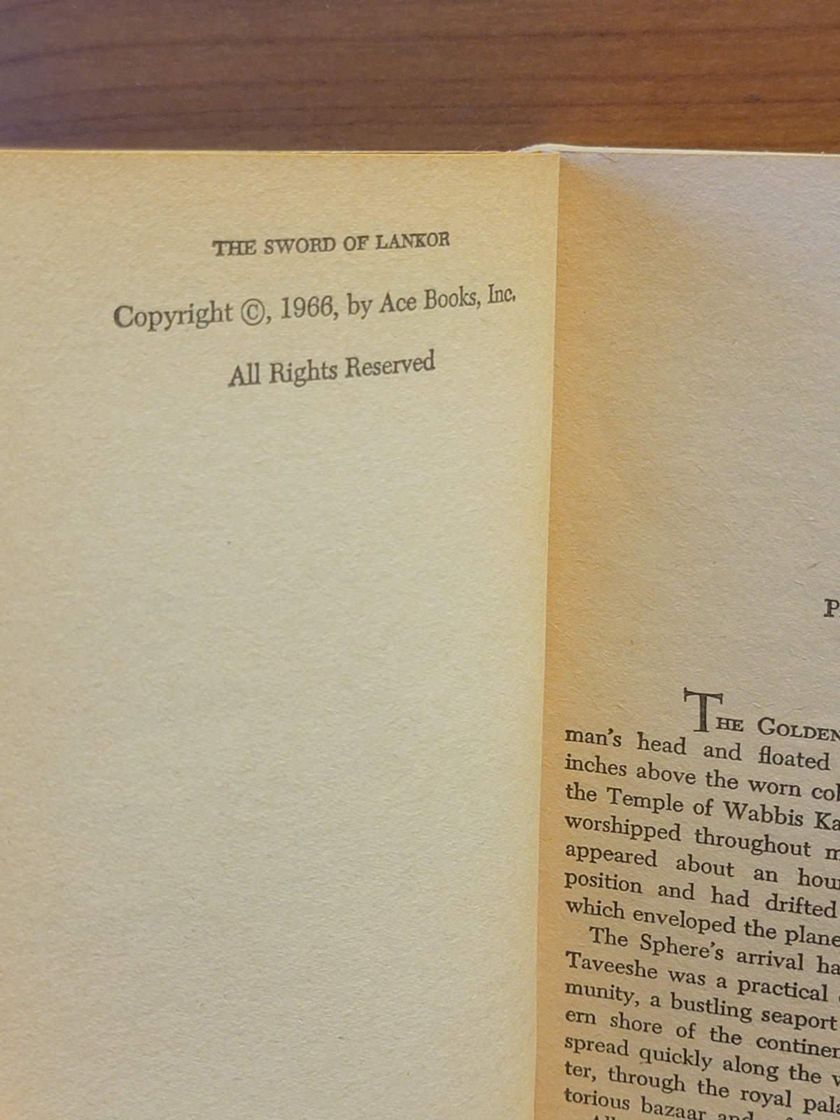 The Sword of Lankor by Howard L. Cory Ace F-373 1966 1st Printing
