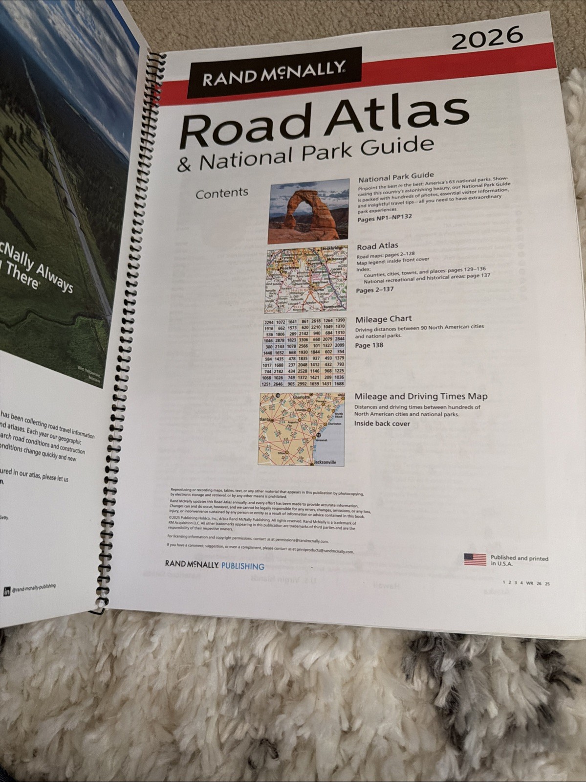 2026 Rand McNally Road Atlas & National Park Guide Other by Rand McNally
