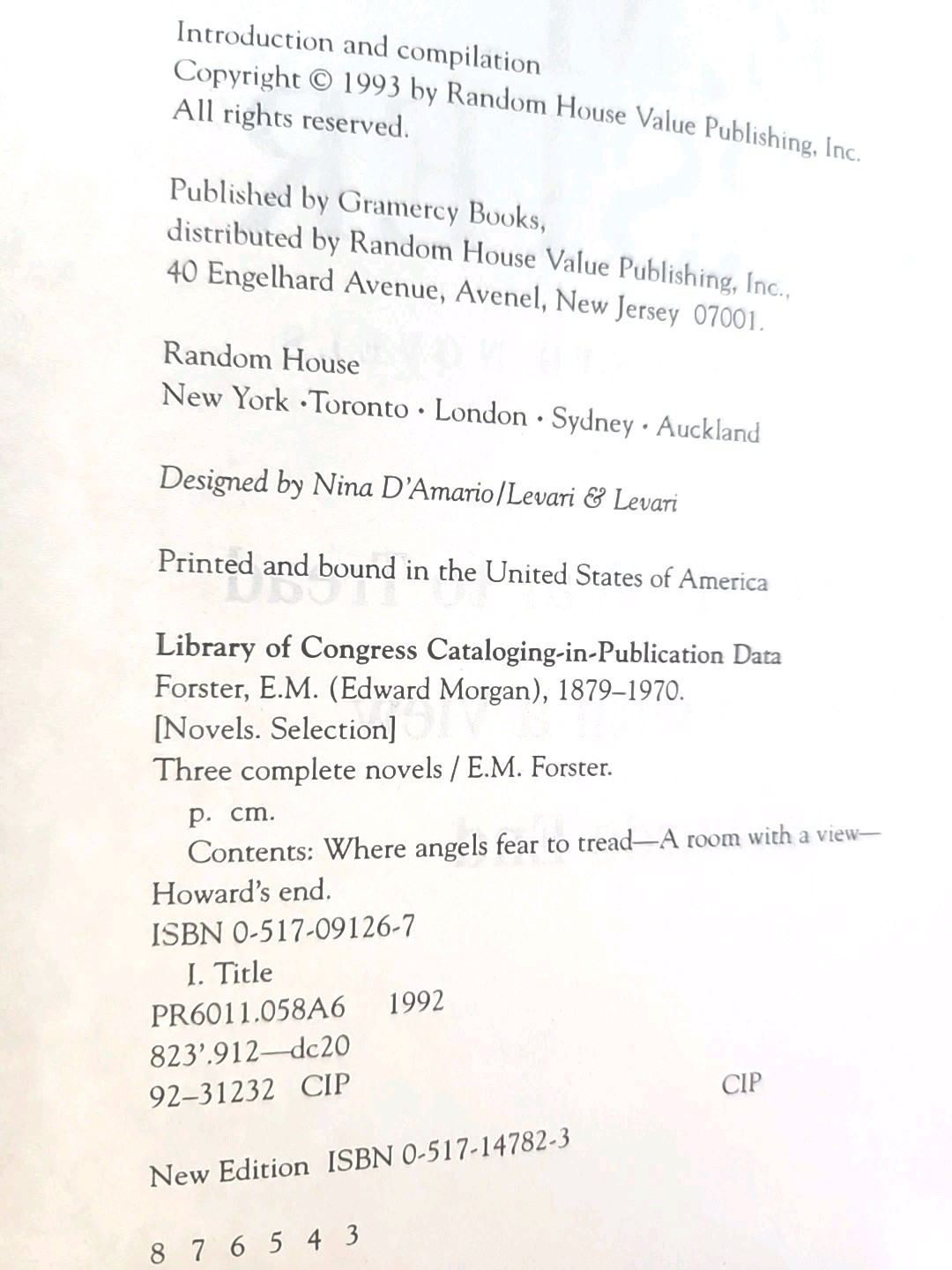 E. M. Forster : The Complete Novels by E. M. Forster (1995, Hardcover)