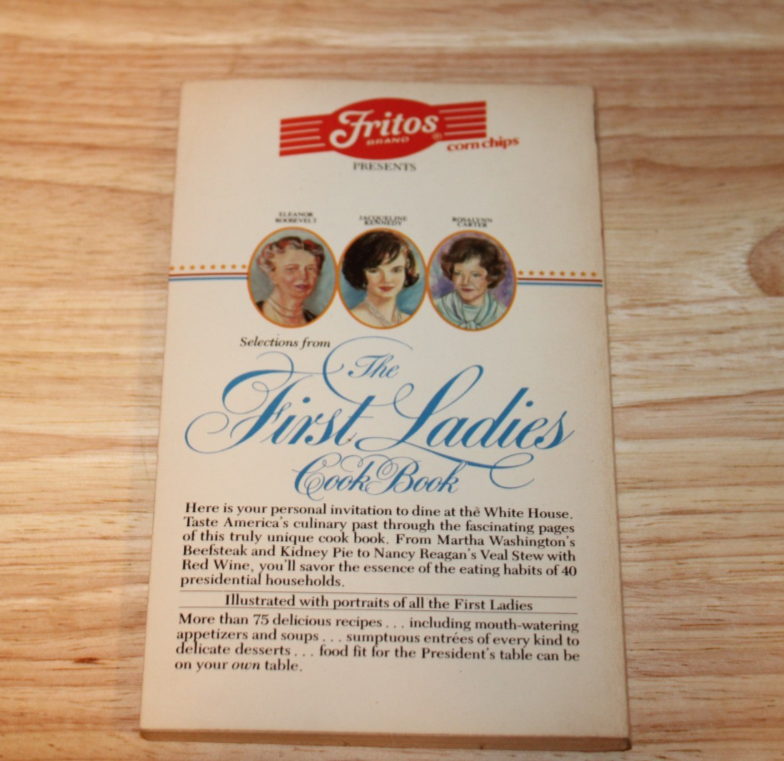 The First Ladies Cook Book Selections Fritos Paperback Recipes 1982 Bantam