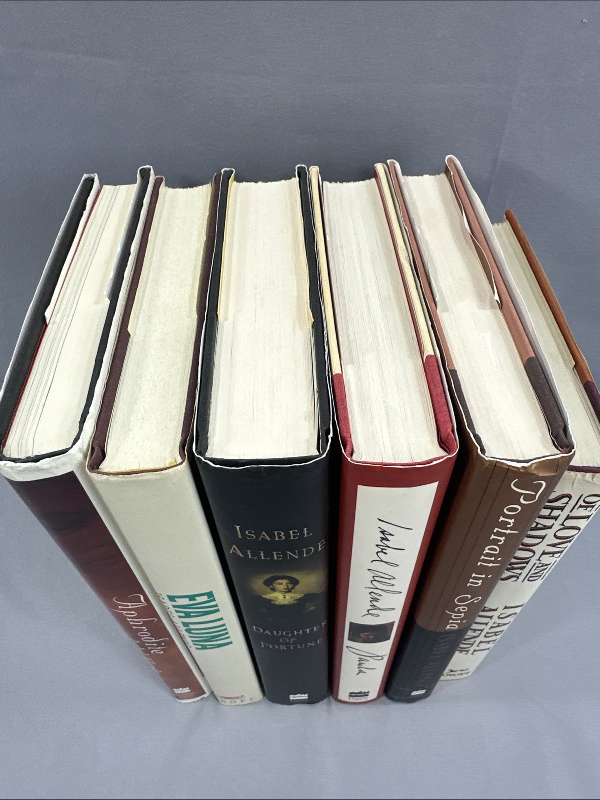 6 Isabel Allende HC/DJ Books Various Mixed Titles