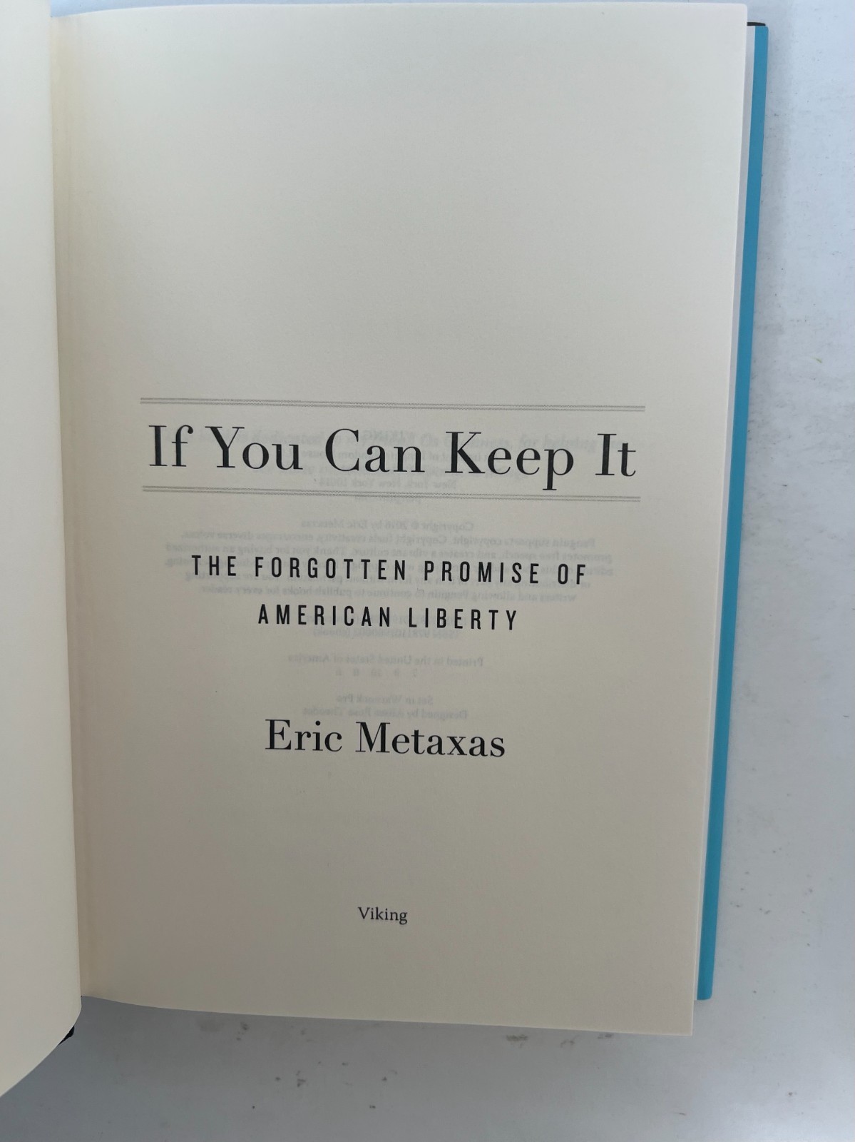 Eric Metaxas Lot (4 Books / Bonhoeffer, Wilberforce, Martin Luther)— 3 Signed