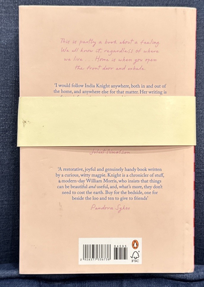 Home by India Knight Hardcover Book Signed