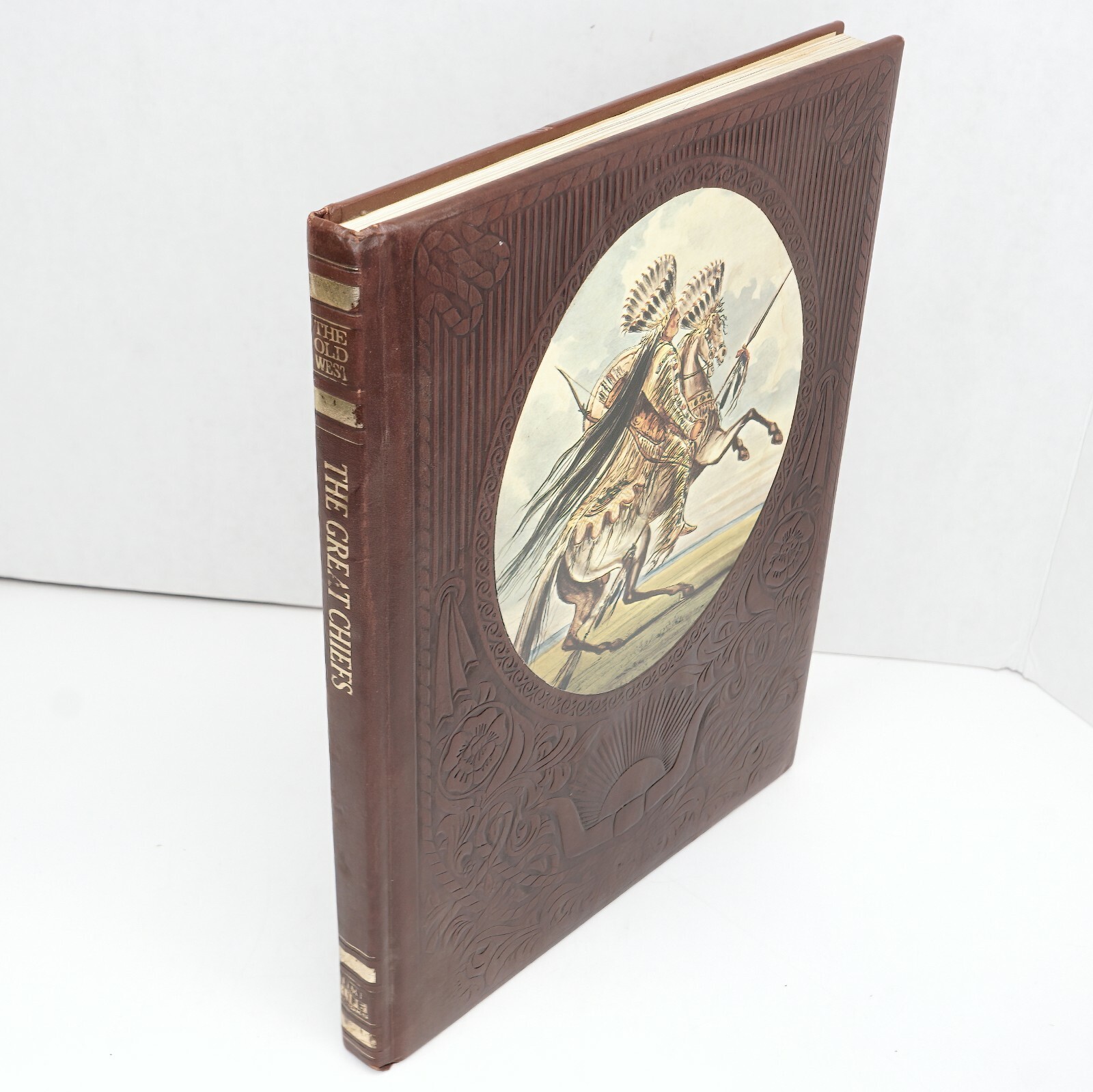 Time Life Books The Old West Series – The Great Chiefs Textured Hardcover Book