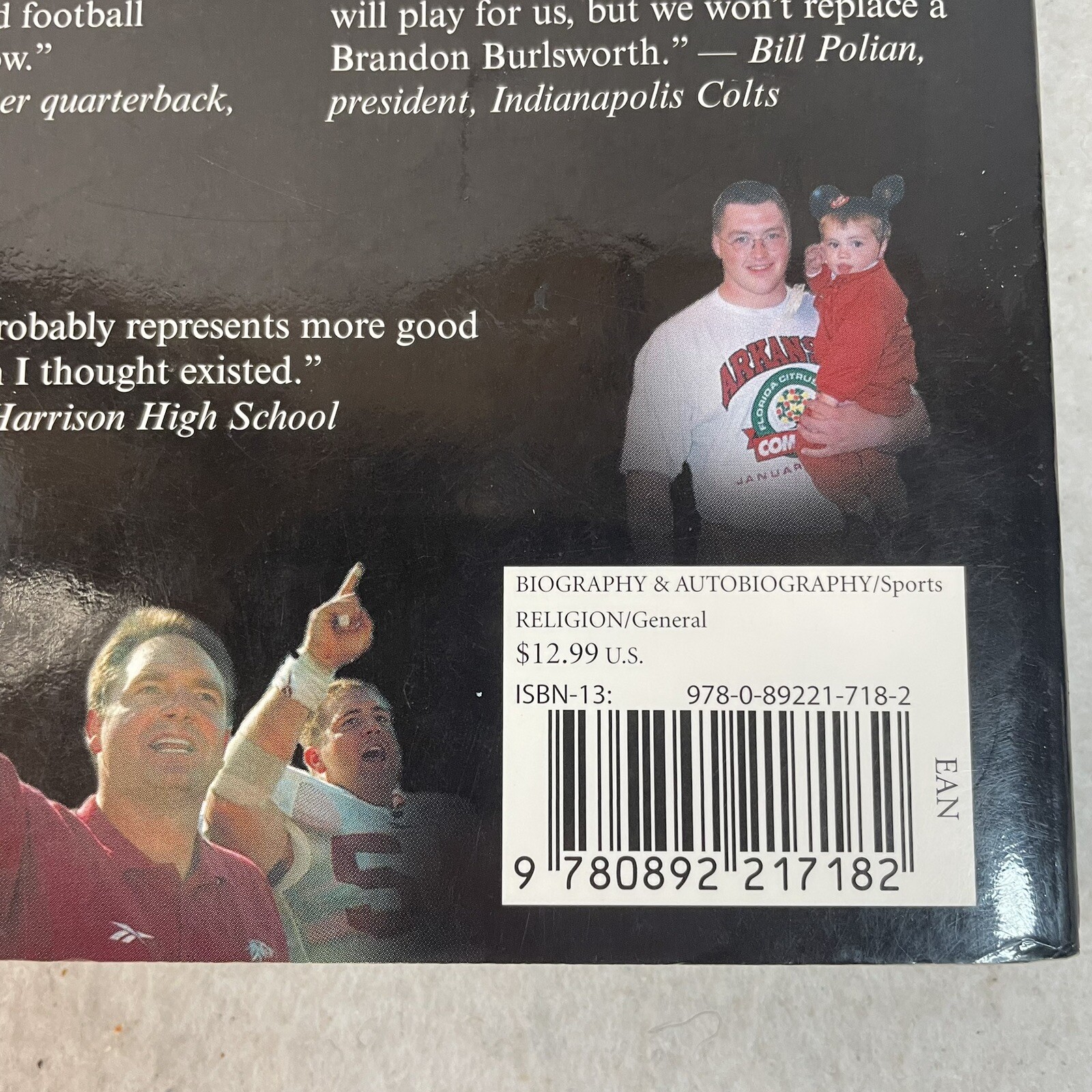 Through the Eyes of a Champion: The Brandon Burlsworth Story by Jeff Kinley