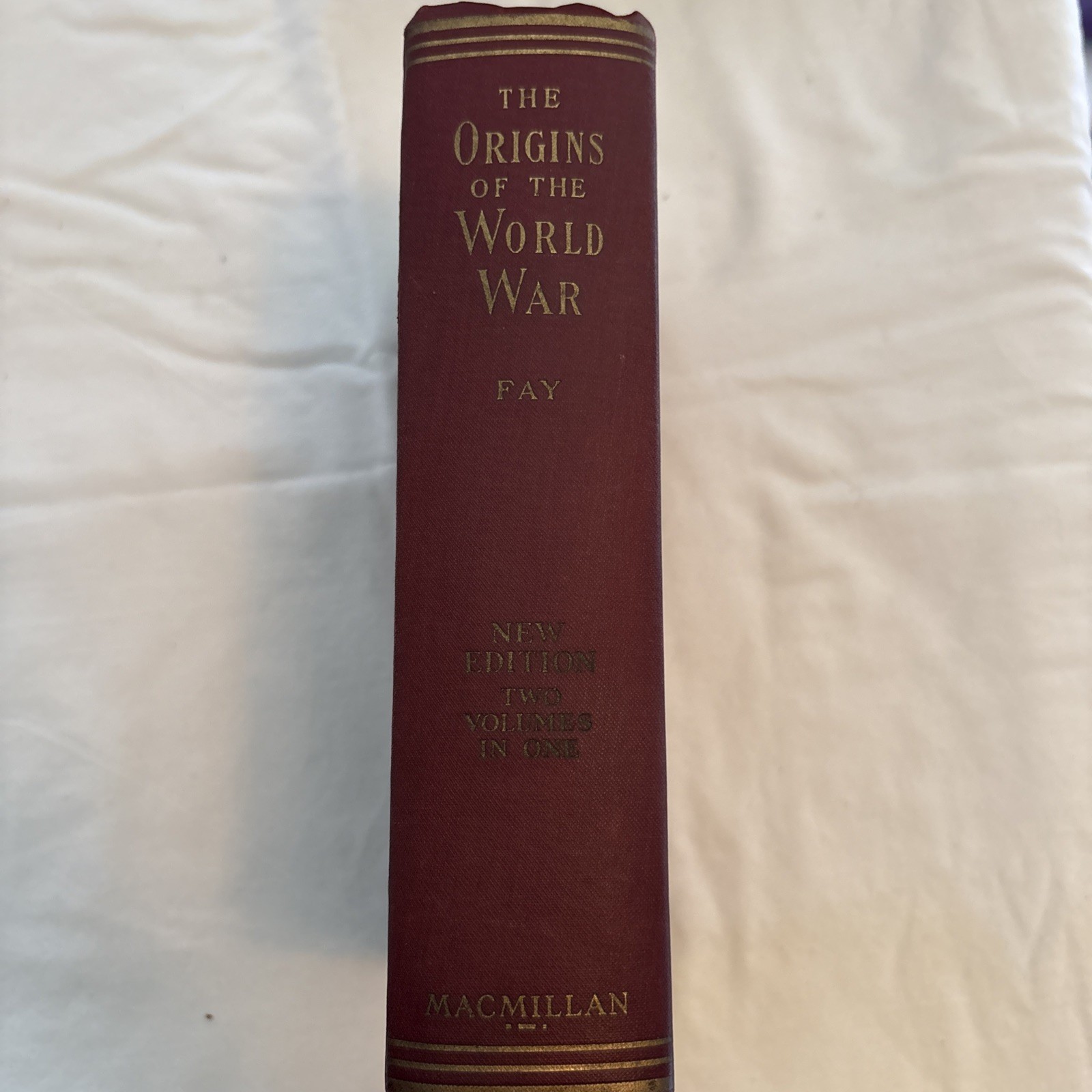 RARE 1934 The Origins of The World War Sidney Bradshaw Fay