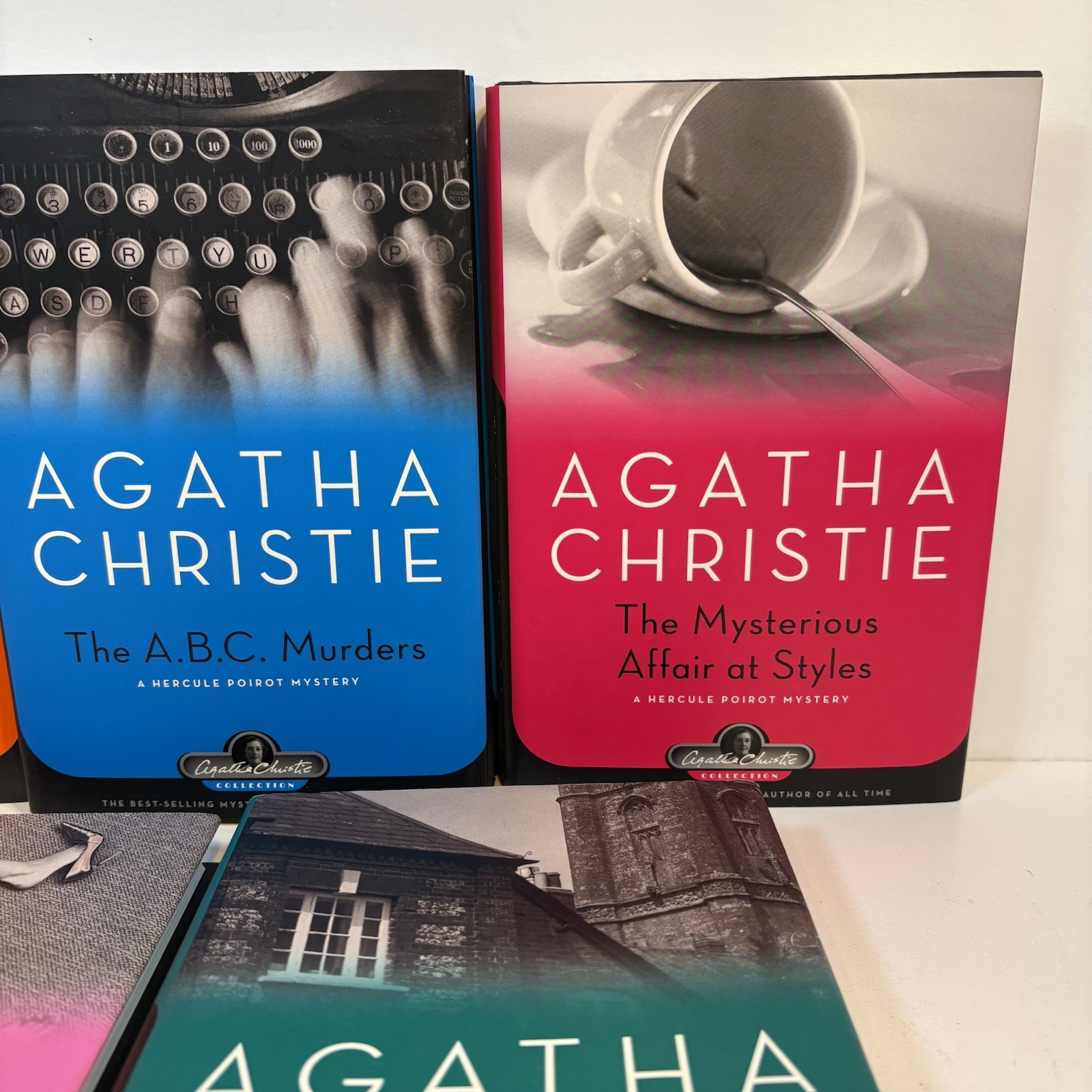 Agatha Christie Collection 5 Book Lot. 2007 Black Dog & Leventhal -Poirot Maple