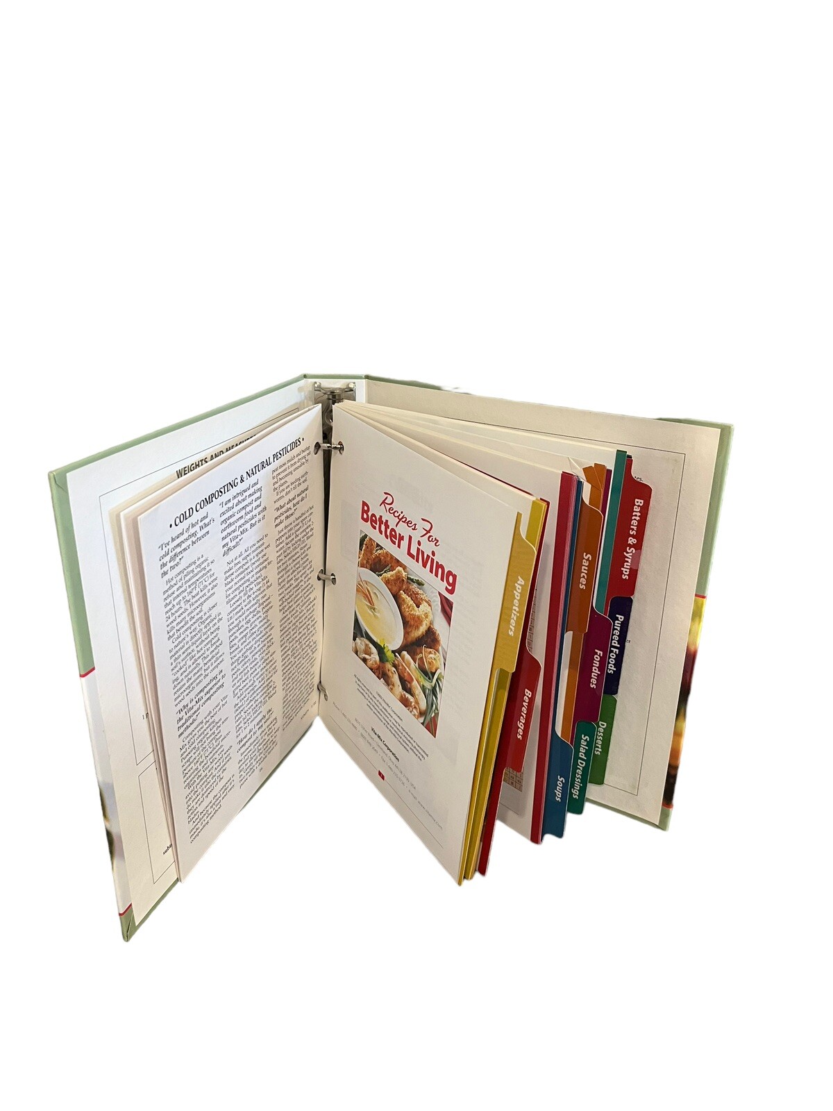 VTG 2002 Vita Mix Recipes For Better Living Hardcover Binder & Owner’s Manual
