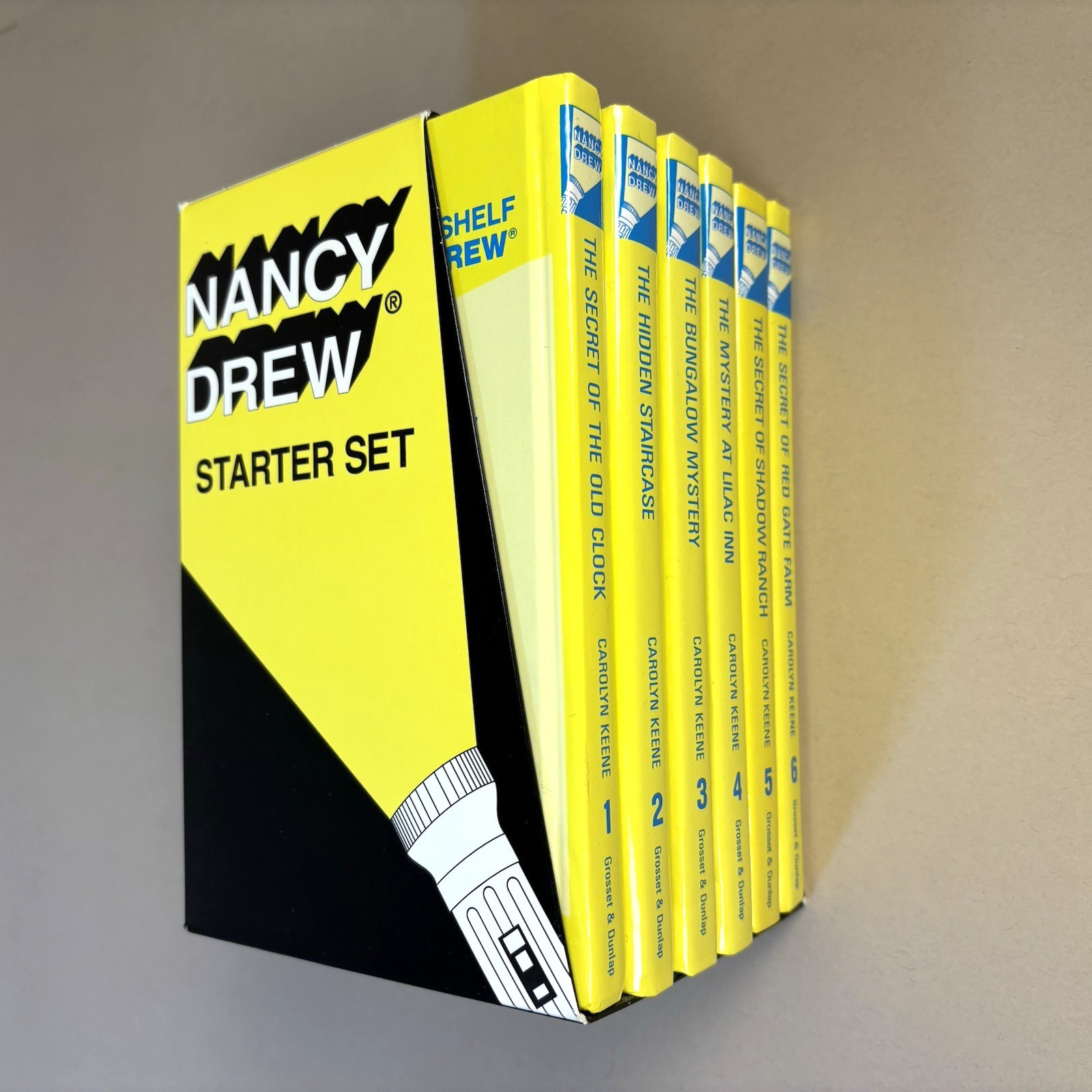 Nancy Drew, Mystery Stories Hardback Starter Set – Books 1-6 Like-New