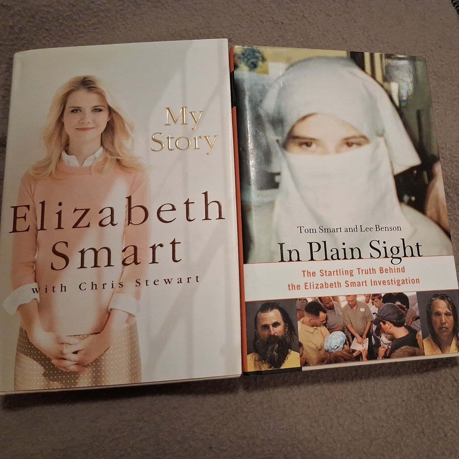 Elizabeth Smart Signed Books! „My Story“, „In Plain Sight“ 2013 First Edition