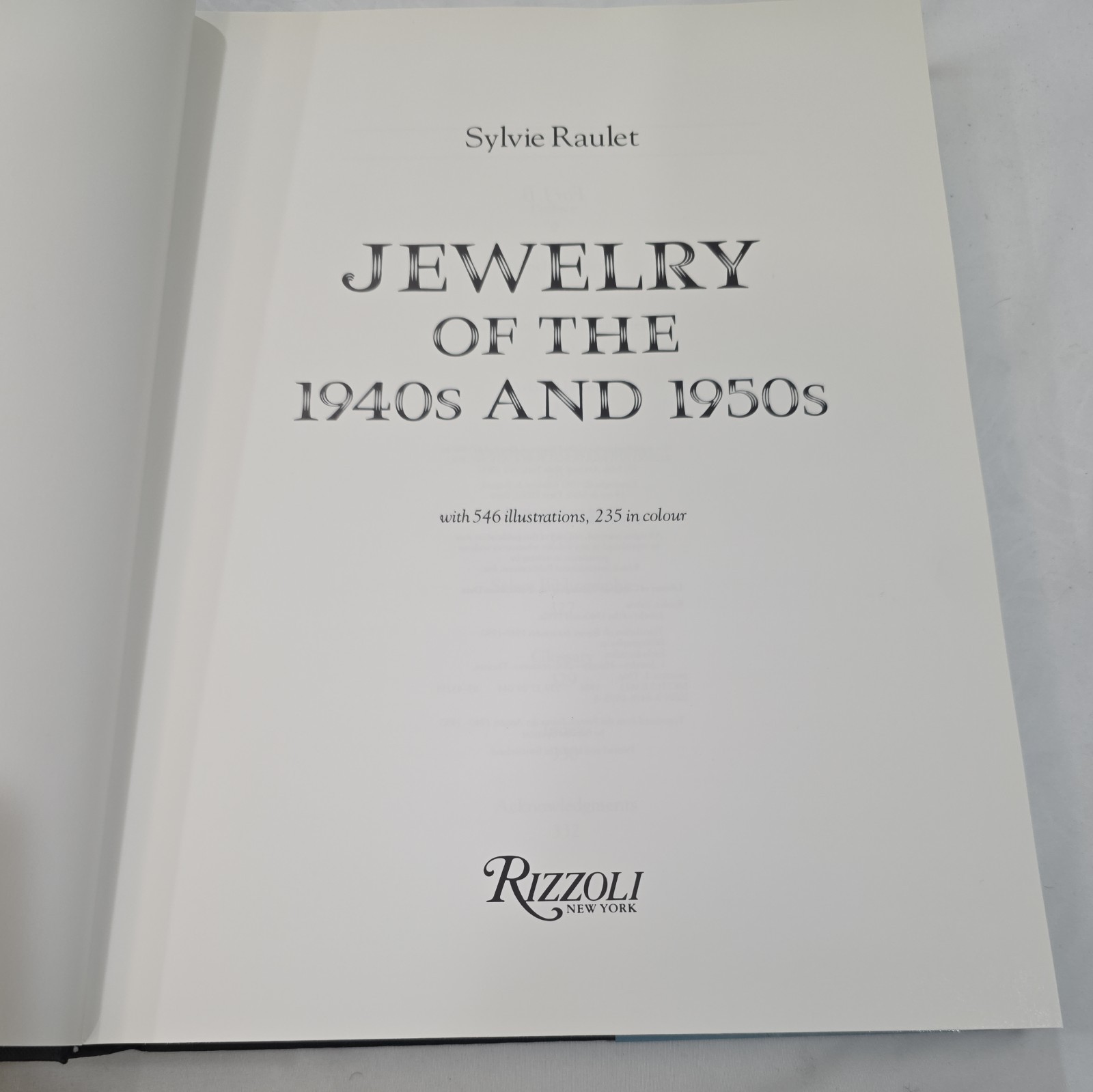 Jewelry of the 1940’s and 1950’s by Sylvie Raulet HC
