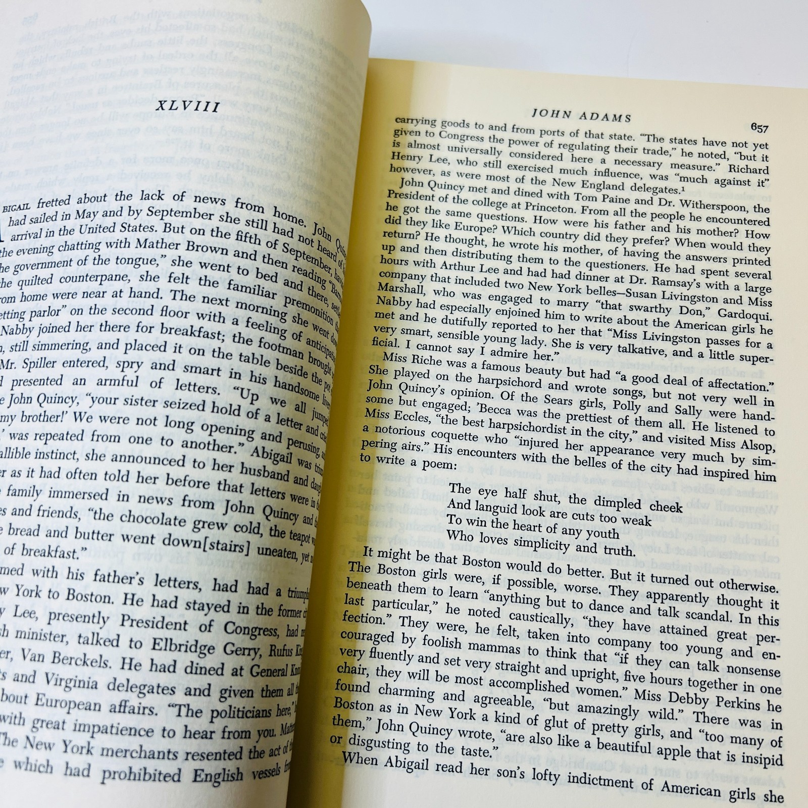 John Adams by Page Smith 1962, Volumes I and II, First Edition HC/DJ