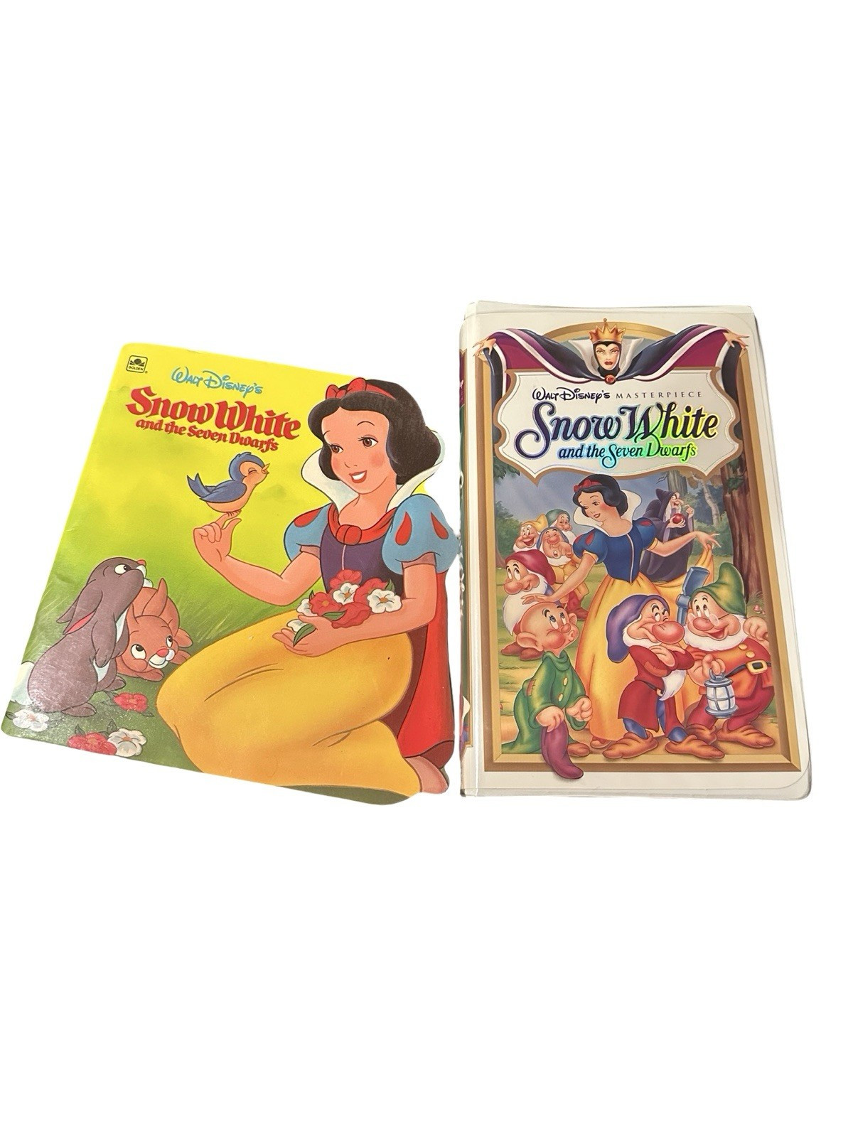 Walt Disney’s Snow White and the Seven Dwarfs Book and VHS set