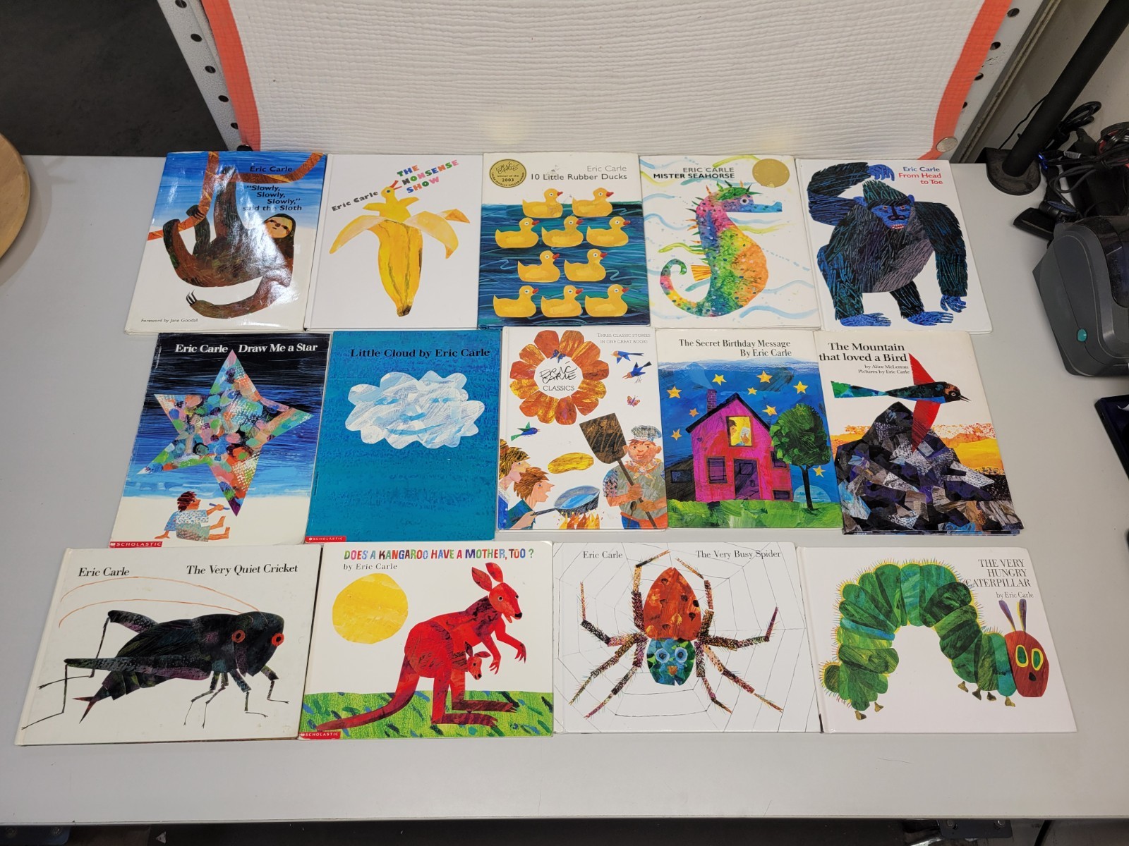 Lot of 36 Eric Carle Children’s Picture Books Paperback & Hardcover
