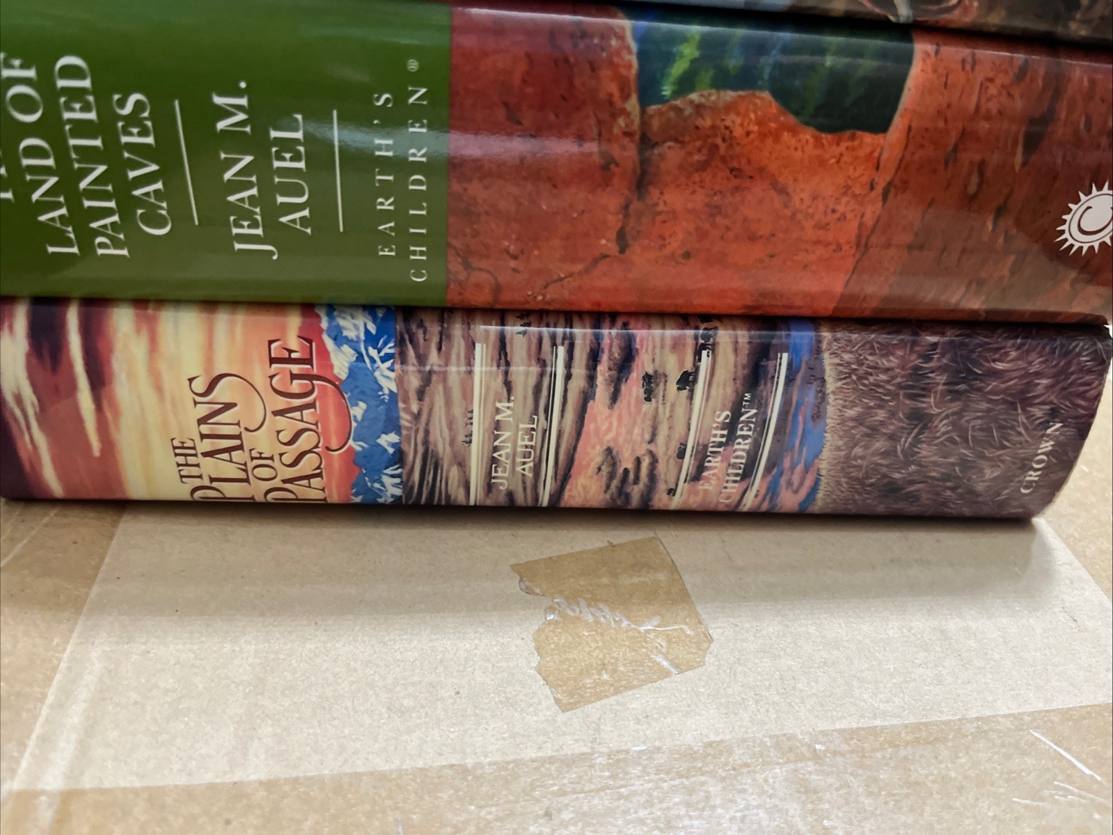 4xJean M Auel EARTH’S CHILDREN Complete 4 Hardback Series All 1st/1st -HC/DJ VGC