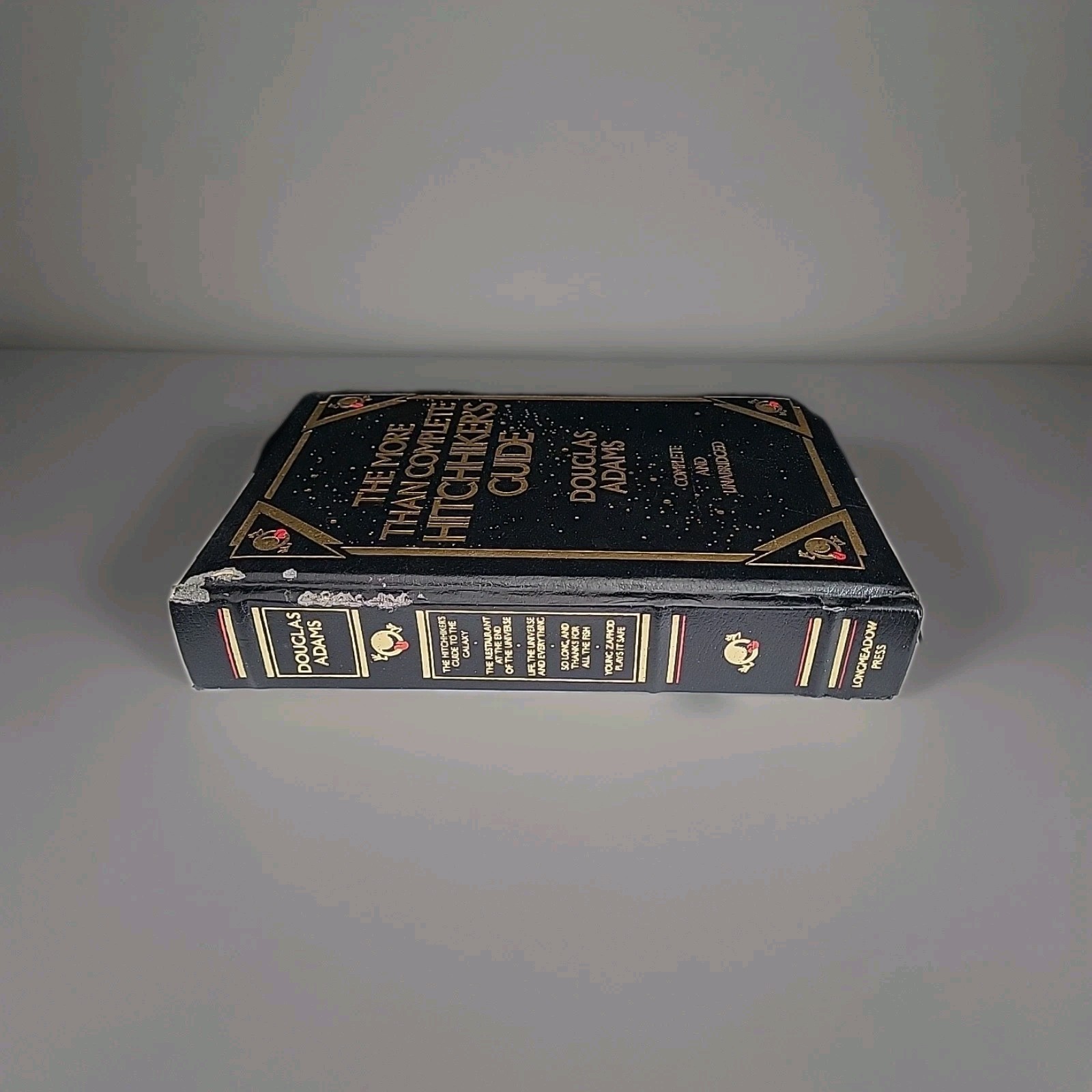 The More Than Complete Hitchhiker’s Guide Douglas Adams 1987 Leather bonding