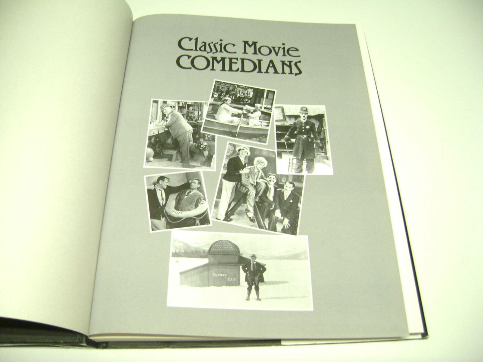 Huge 1995 Hardcover Book, CLASSIC MOVIE COMEDIANS, Packed with Photos, 176 pages