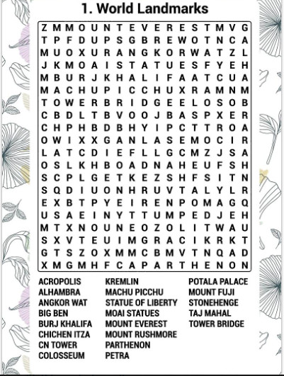 Word Search Puzzles Large Print 85-puzzles 2100-words⭐️⭐️⭐️⭐⭐