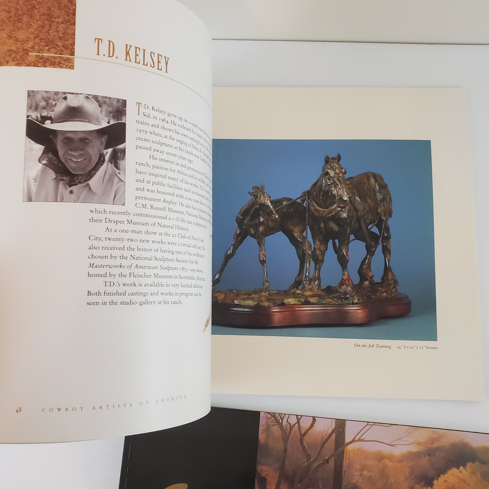 Cowboy Artists of America 34th and 42 Annual Exhibition 1999 & 2007 Western Art