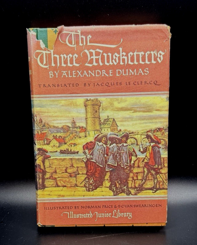VTG The Three Musketeers BY Alexandre Dumas 1975 Illustrated Junior Library HB