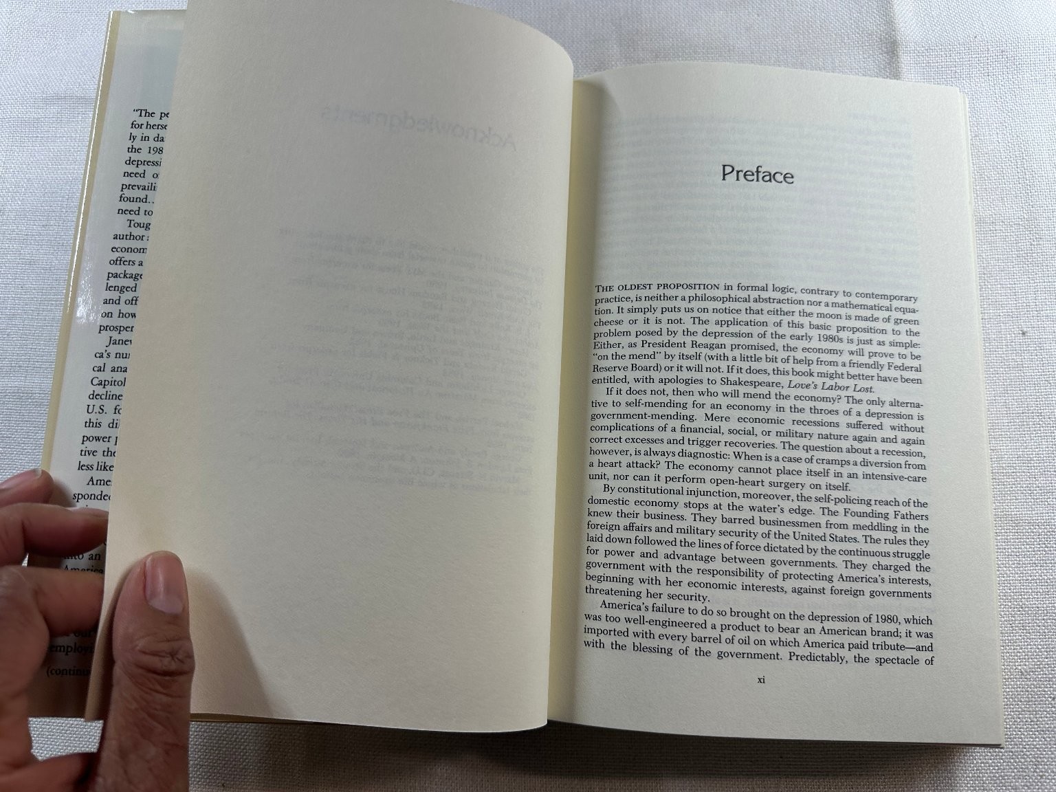 Prescriptions for Prosperity Eliot Janeway 1983 First Printing Economics Times