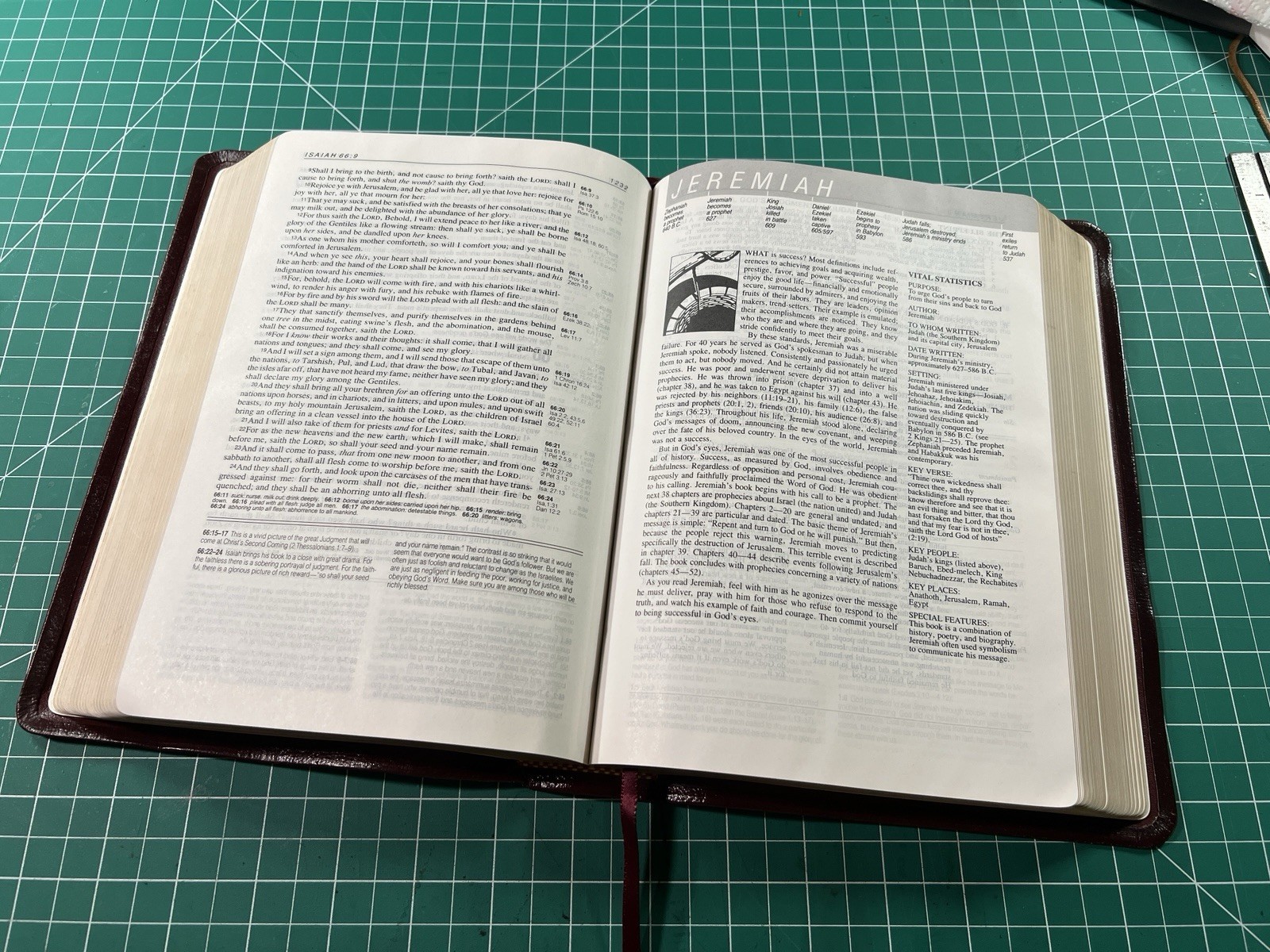 KJV Life Application Genuine Leather Edge Lined Bible