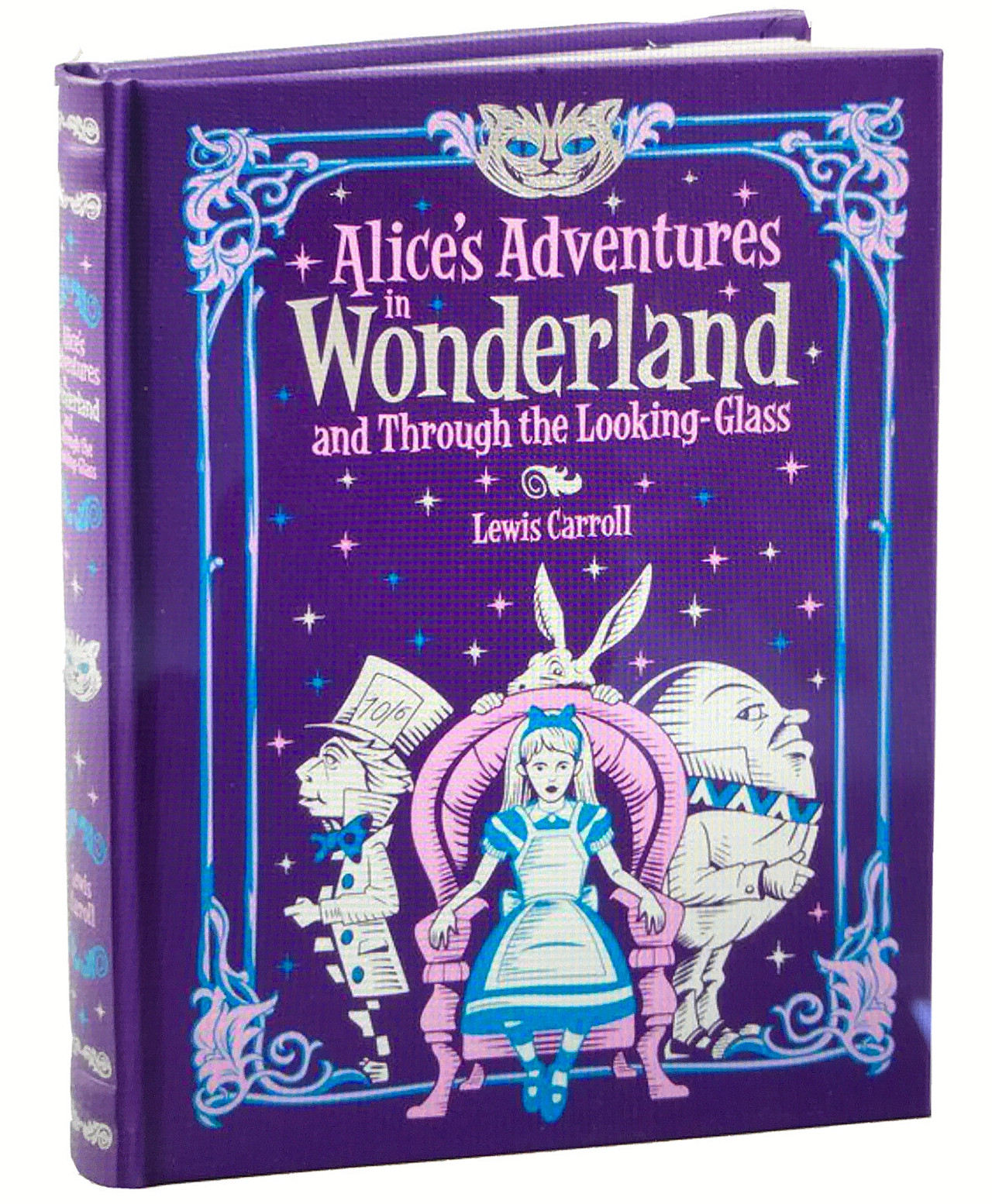 ❤️SET of 2 ALICE’S ADVENTURES in WONDERLAND and THE BLUE FAIRY Leather Bound NEW