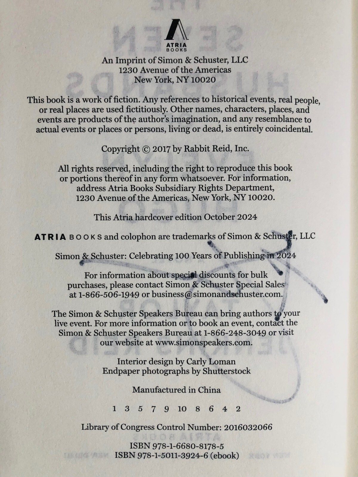 SIGNED The Seven Husbands of Evelyn Hugo DELUXE EDITION by Taylor Jenkins Reid