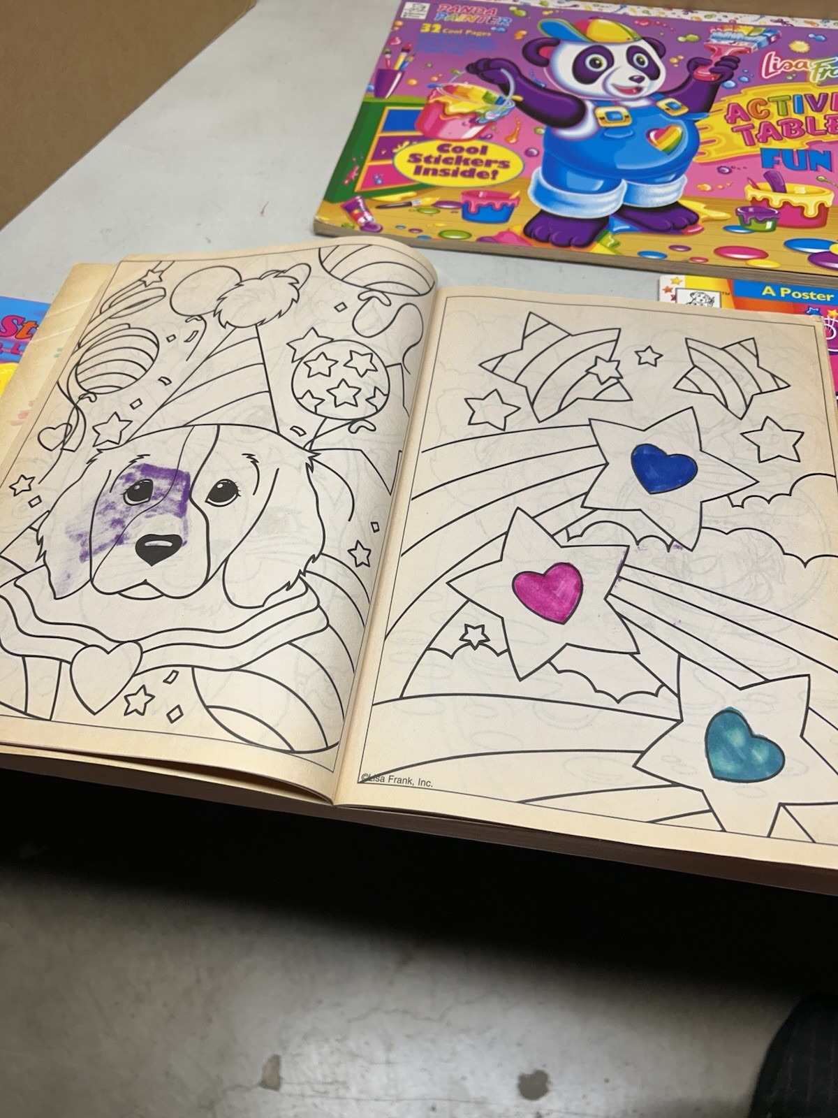 Lot Of Lisa Frank Coloring And Activity Books READ DESCRIPTION
