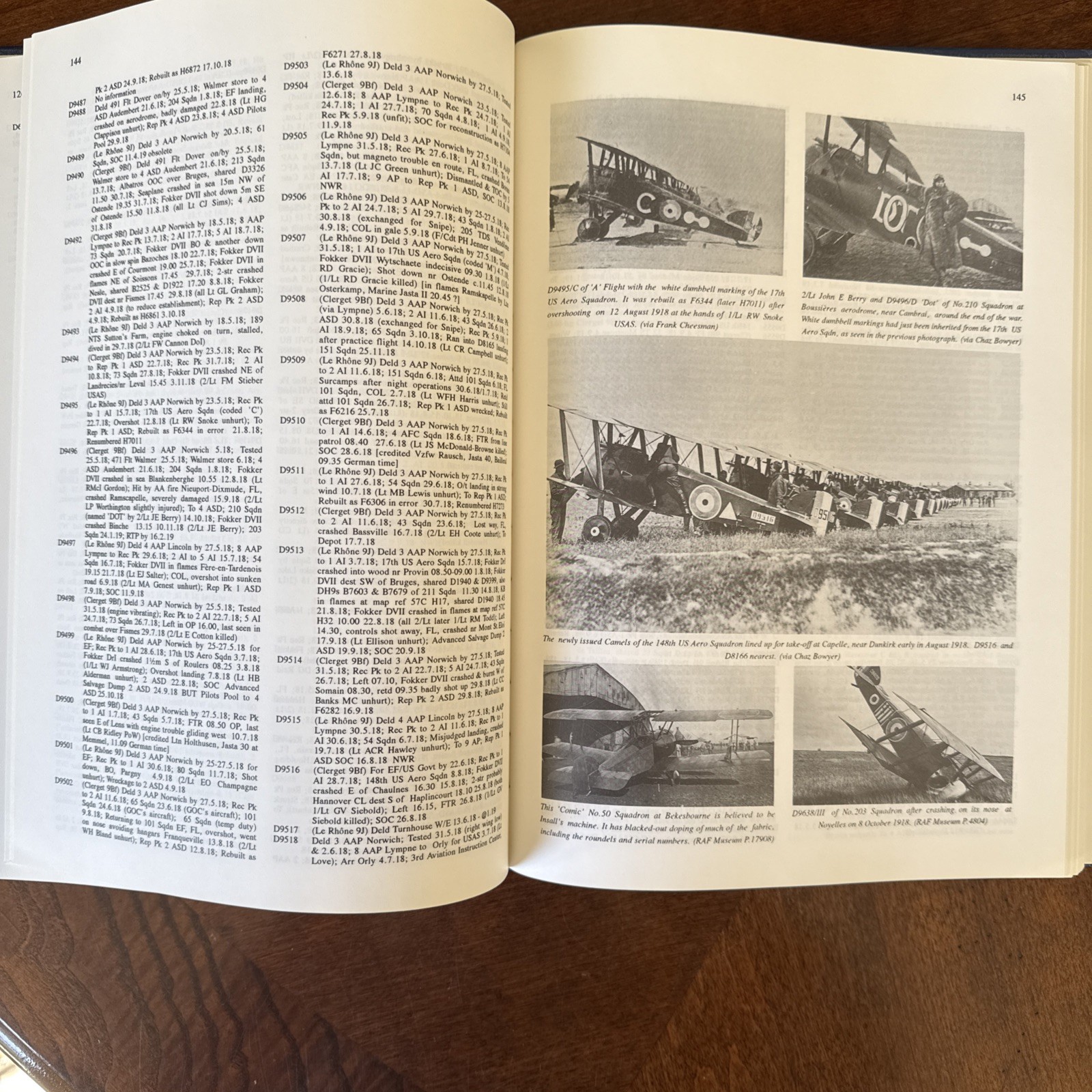 Sopwith Camel The Camel File Air Britain Publication Sturtivant & Page WWI 1993