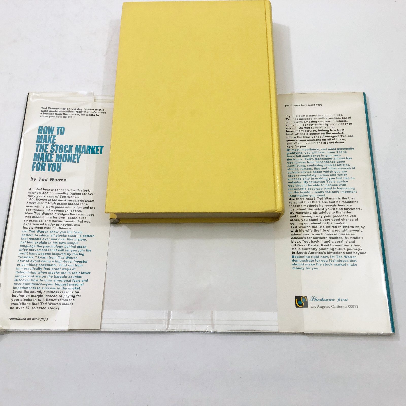 How to Make the Stock Market Make Money for You SIGNED 1st Edition 1st Printing