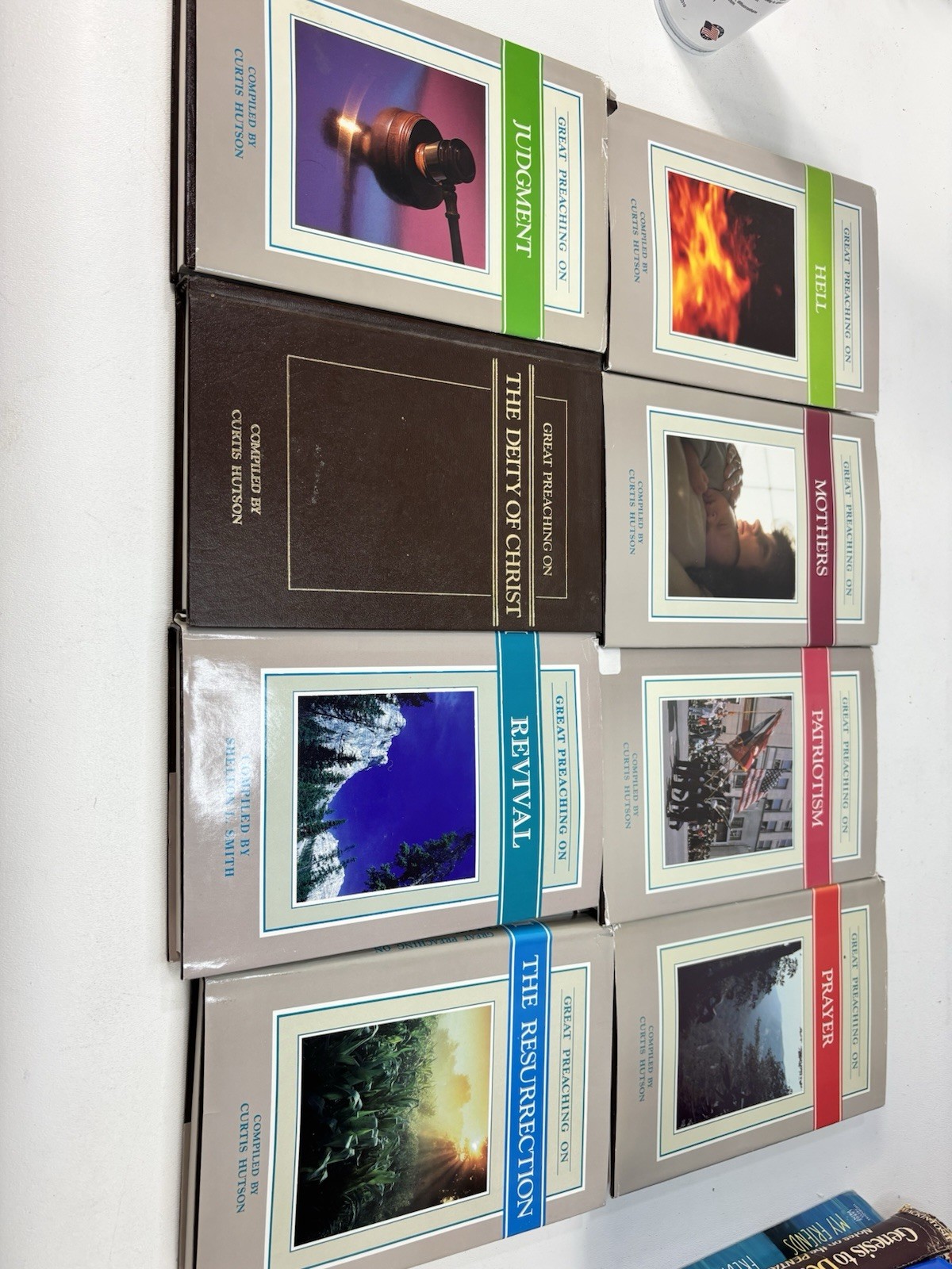 Lot of 8 Great Preaching Of Bible Series Book Bundle, Resurrection Hell Revival