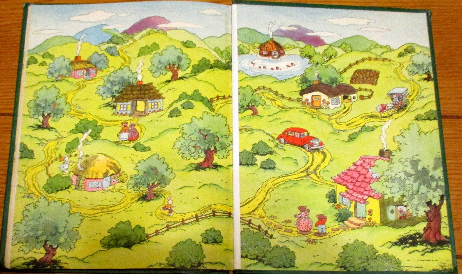 1952 Little Brown Bear And His Friends by Elizabeth Upham H/C 56 pages