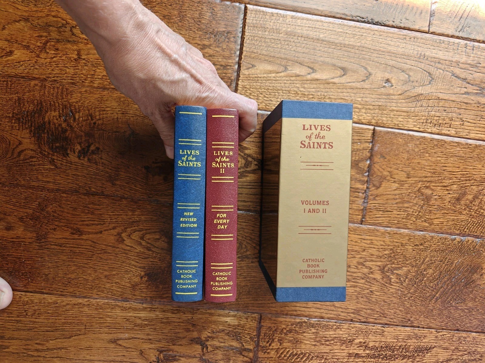 Lives of the Saints 2-Volume Set Illustrated Hardcover Catholic Book Publishing