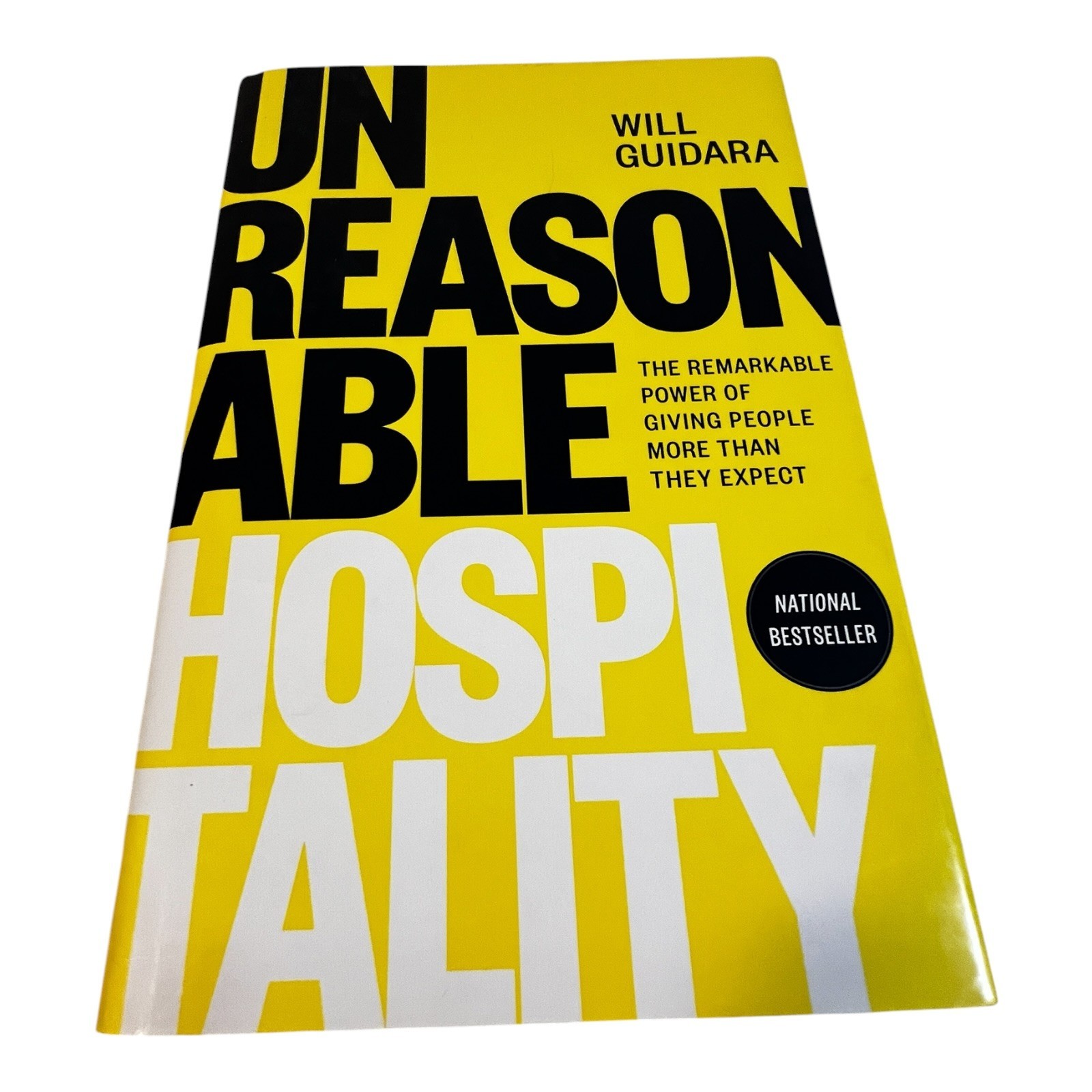 Unreasonable Hospitality Will Guidara Hardcover Book Bestseller