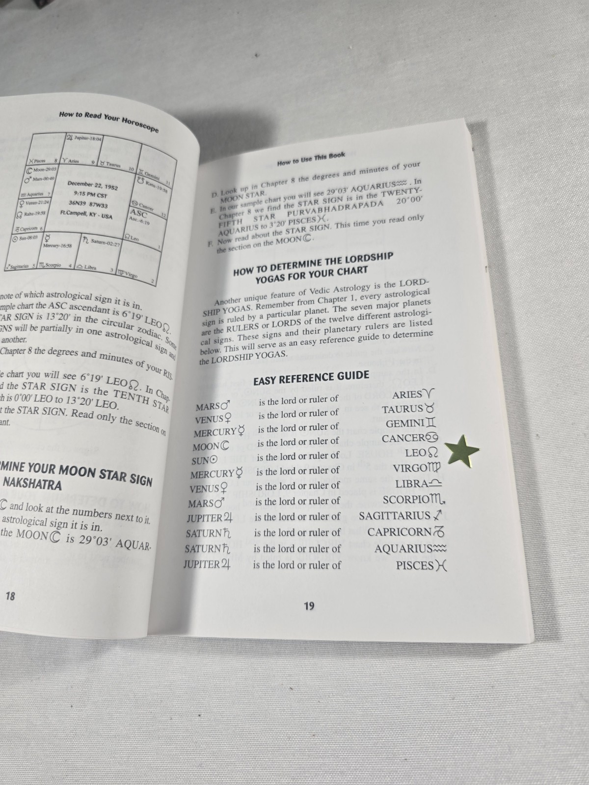 How To Read Your Horoscope The ABC’S Of Eastern Astrology James Higgins Vedic