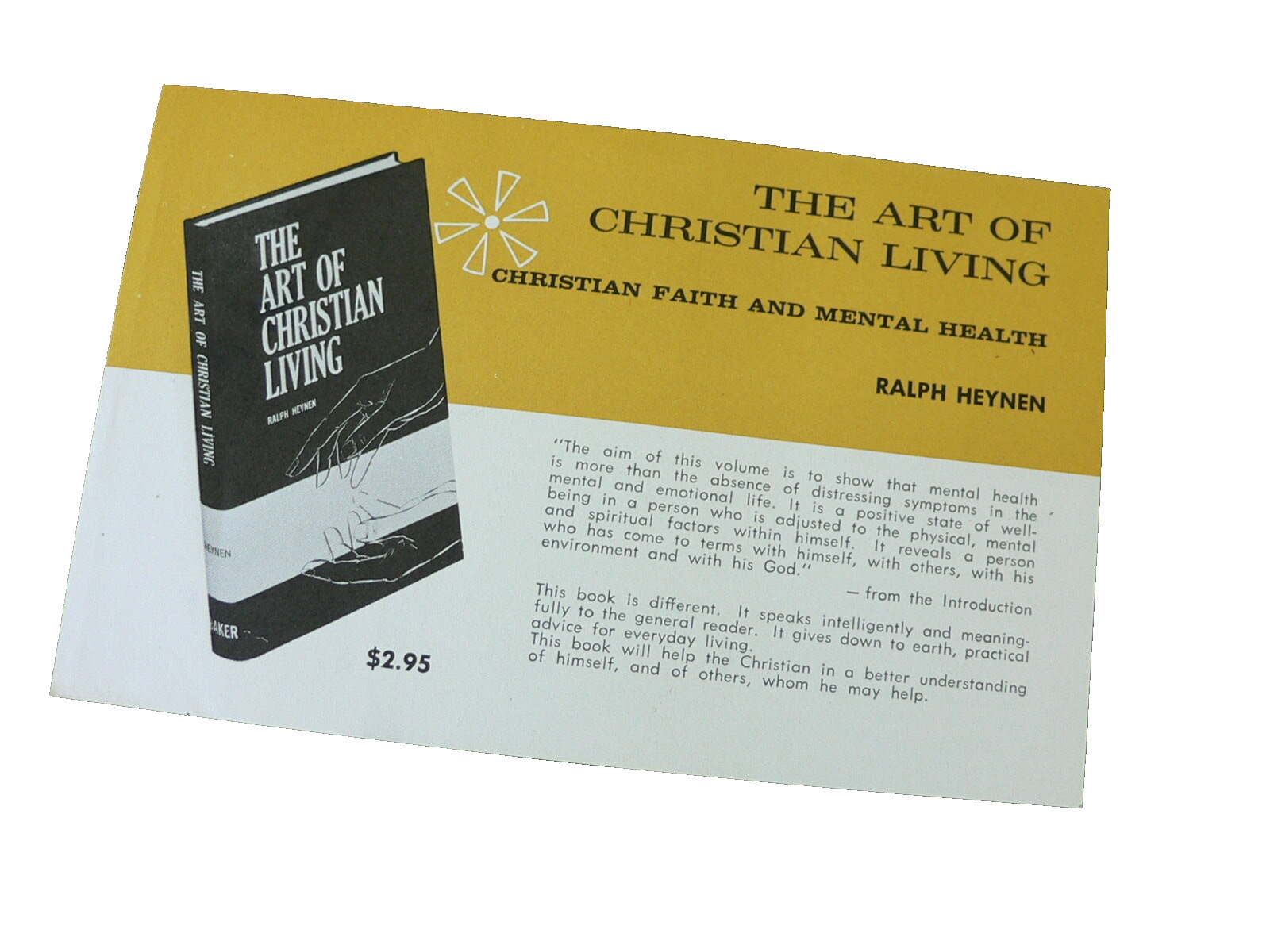 The Art of Christian Living Ralph Heynen Advertisement
