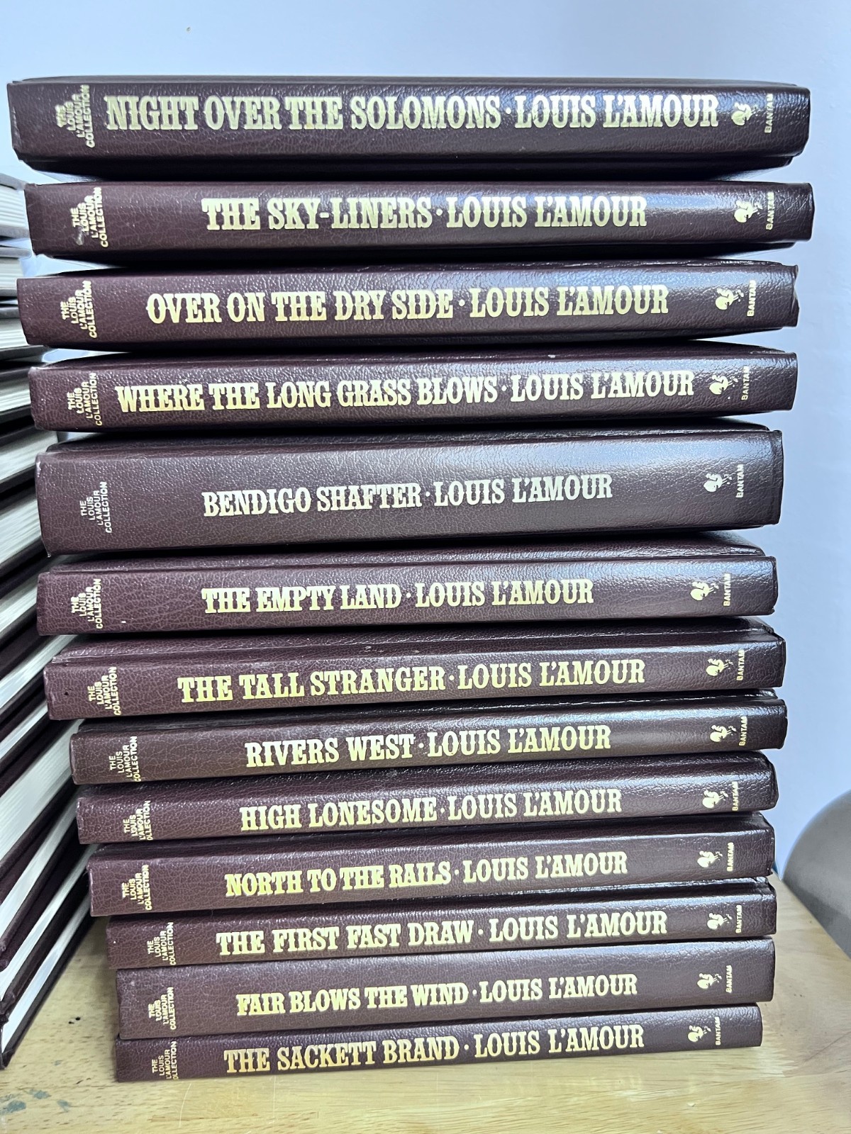 Louis L’Amour Leatherette Hardcover Books (Sold Individually) Read description!!