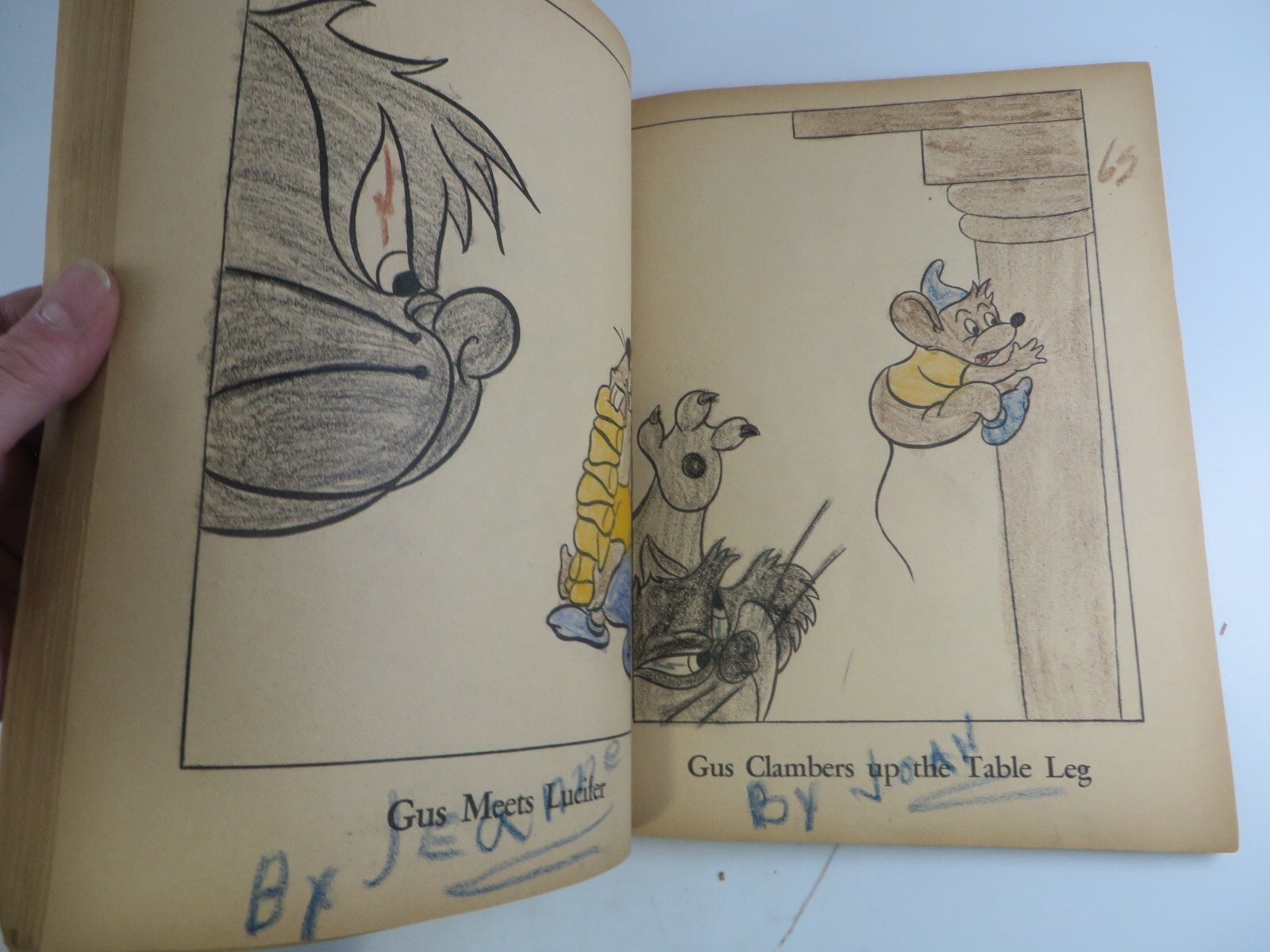 Vintage 1950 Walt Disney CINDERELLA Paint Coloring Book Whitman Publishing RARE