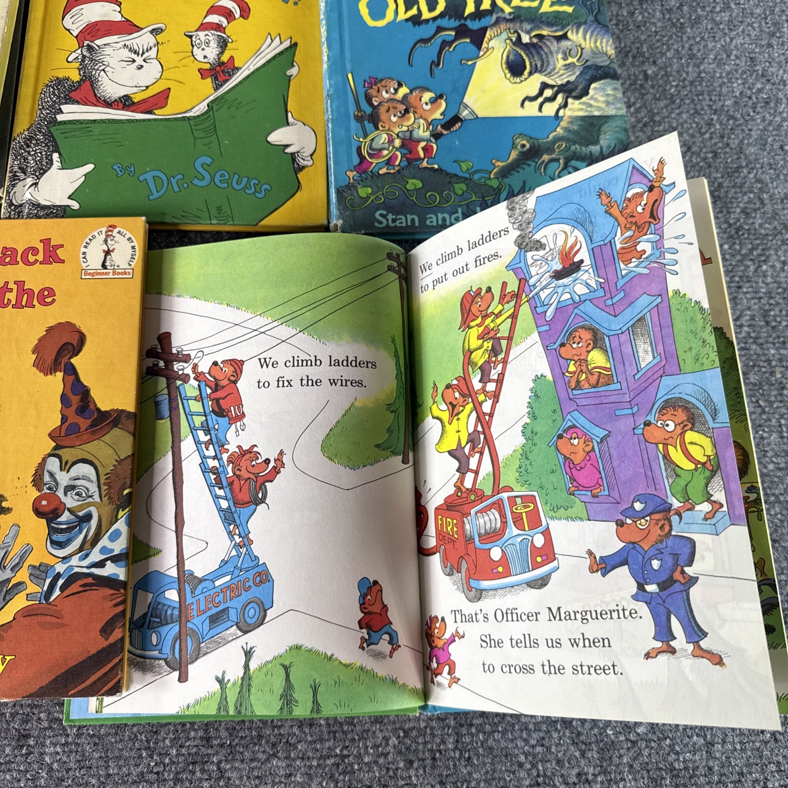 Lot of 36 Vintage Beginner Books – Dr Seuss LeSieg Berenstain