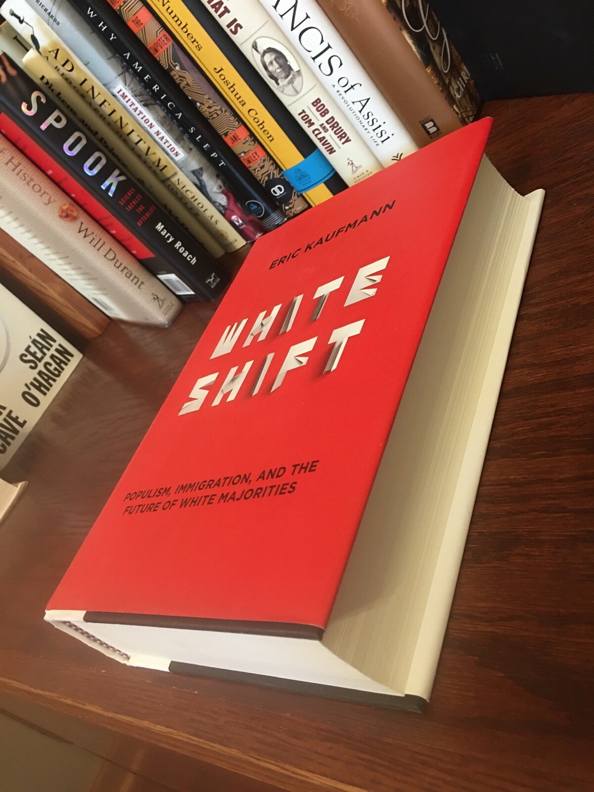 Whiteshift. Eric Kaufmann 1st HC Ptg. Abrams 2019. Fine Unread