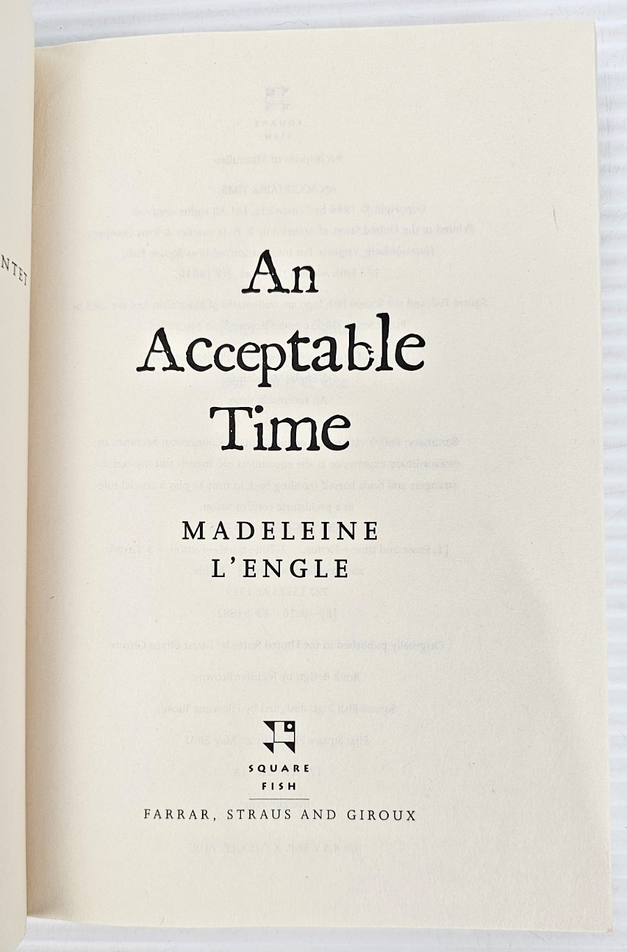 Madeleine L’Engle Book Set Wrinkle In Time, Swiftly Tilting Planet, Many Waters+