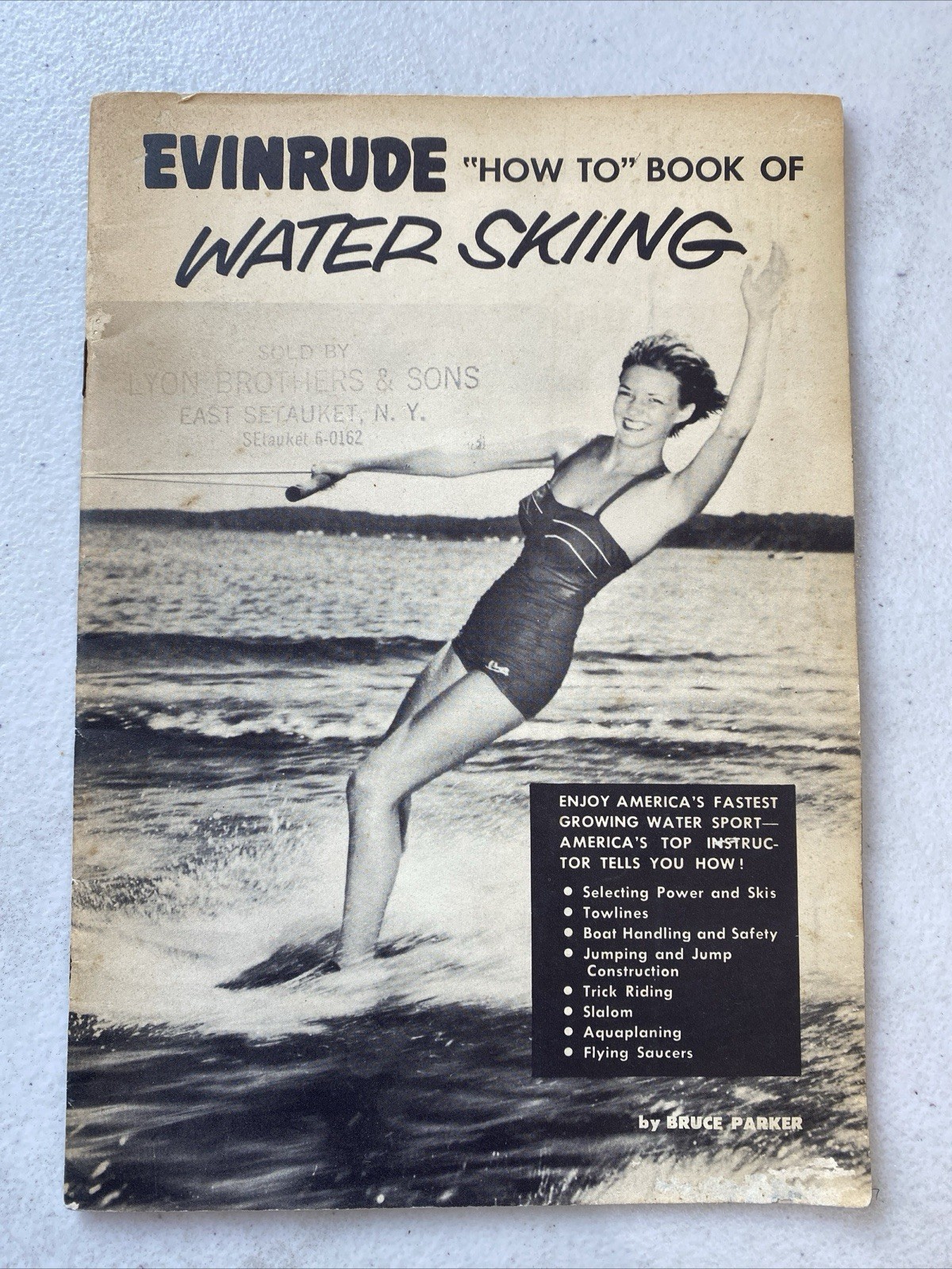 Vintage 1950s Evinrude Water Ski Skiing Book • Guide Tutorial • Bruce Parker