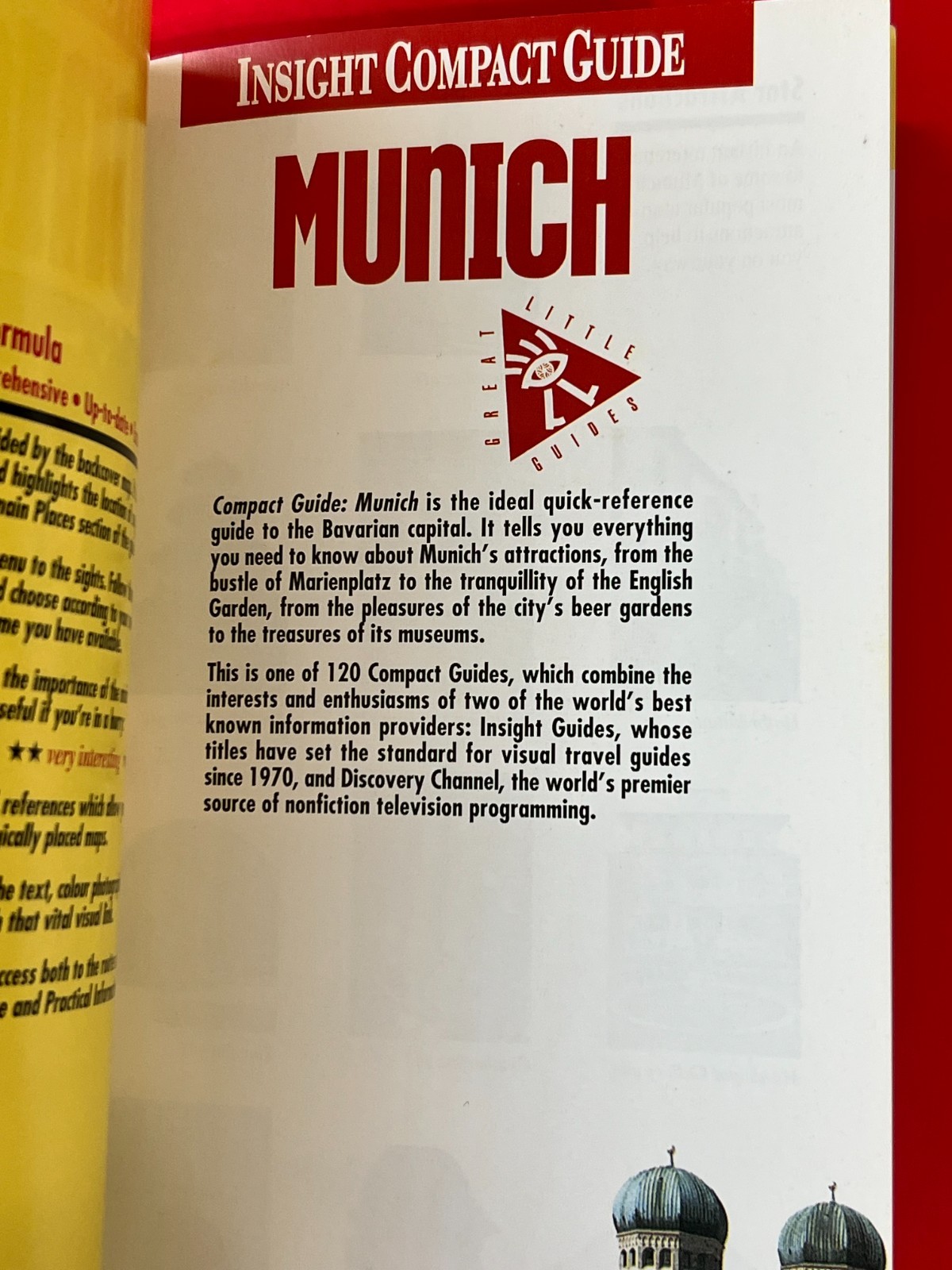 MUNICH ~ Insight Compact Guides ~ Tour Guide ~ 2000 ~ 104 pages